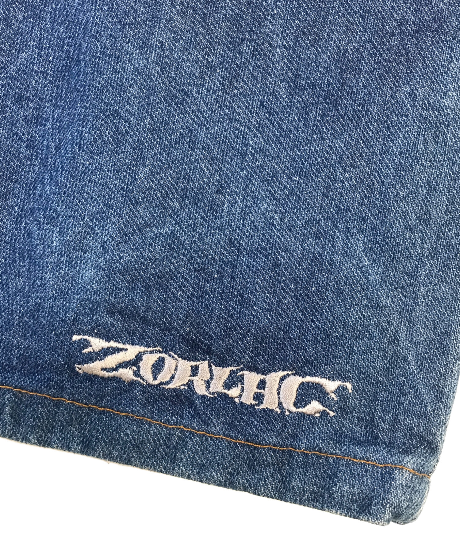 中古・古着通販】ZORLAC (ゾーラック) デニムハーフパンツ インディゴ