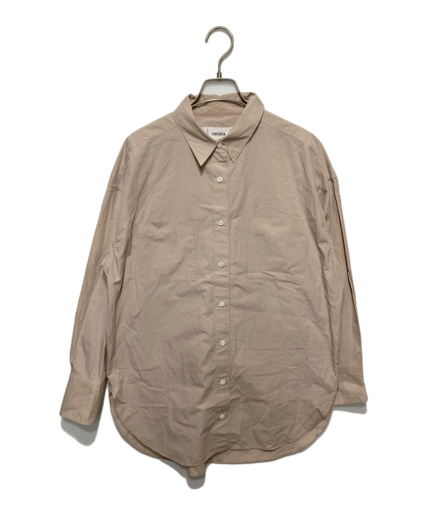 中古・古着通販】COCUCA (コキュカ) コットンシルクベーシックシャツ 