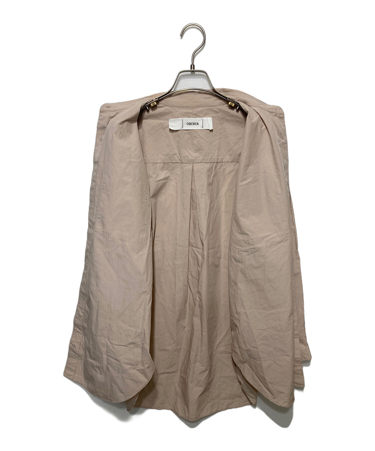 中古・古着通販】COCUCA (コキュカ) コットンシルクベーシックシャツ 