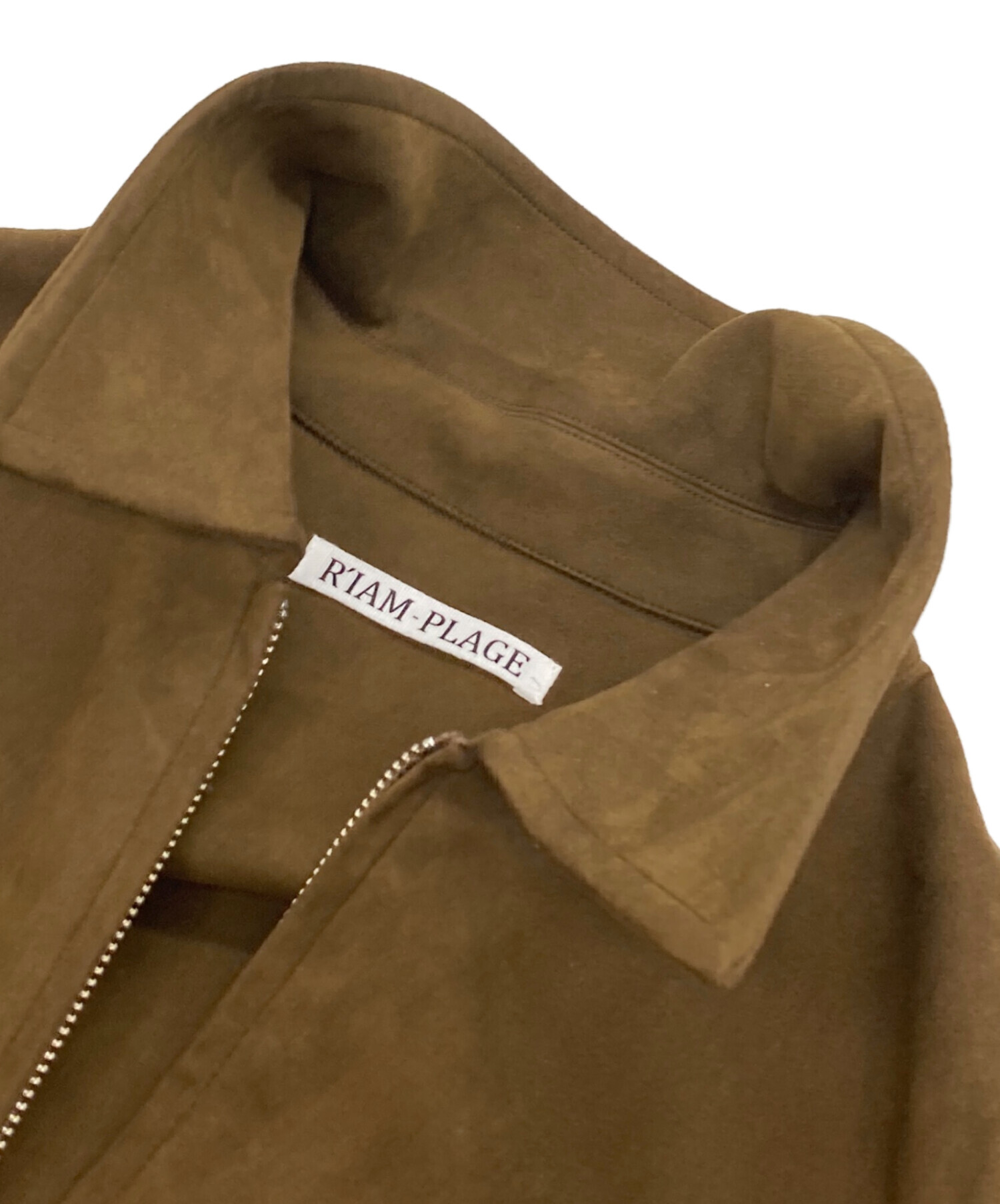 Plage L’IAM　スウェードブルゾン　36 中古・古着通販】R'IAM-Plage (リアムプラージュ) スウェードブルゾン