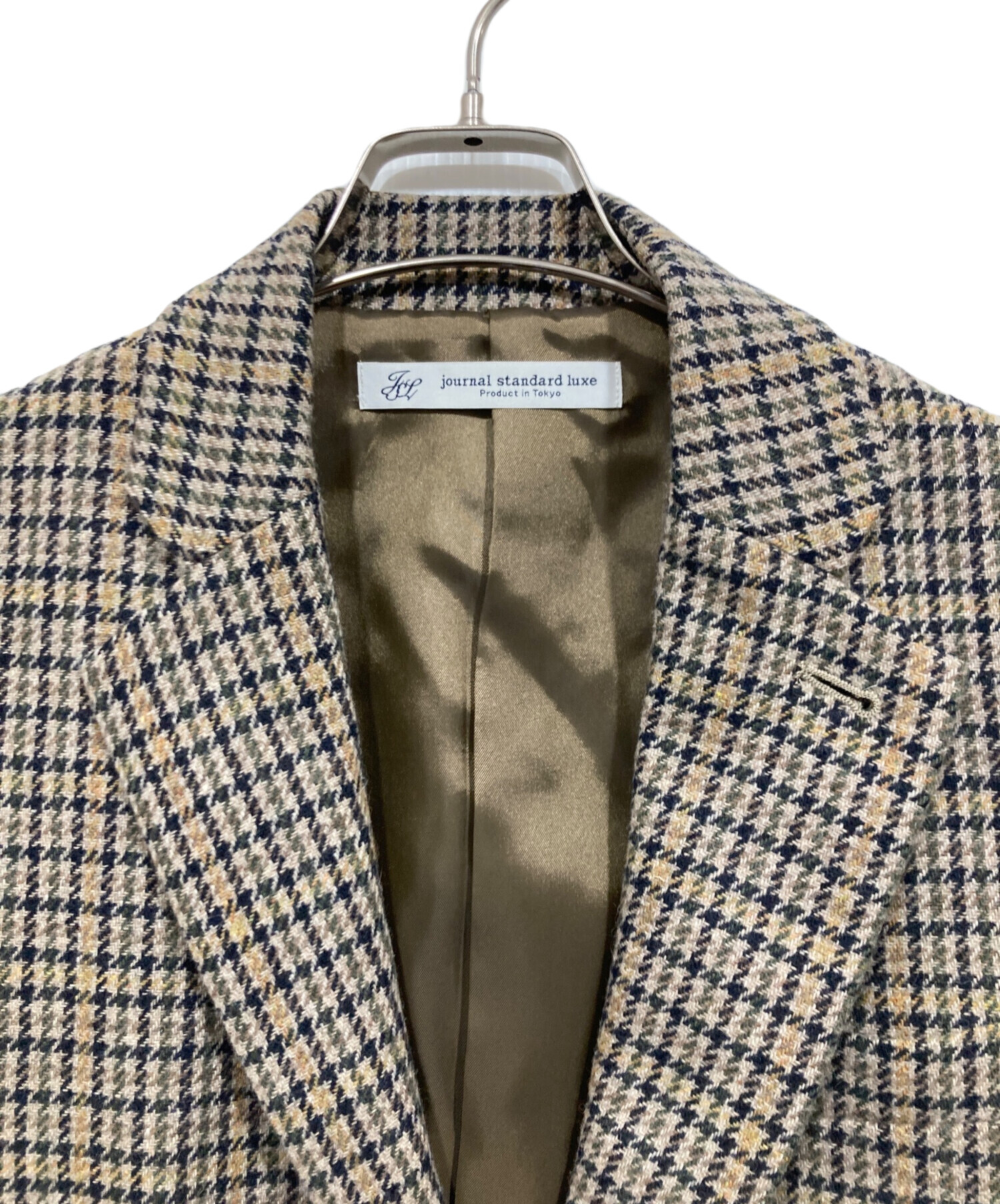 美品 journal standard luxe チェック ツイード ジャケット 中古・古着通販】journal standard luxe (ジャーナルスタンダード