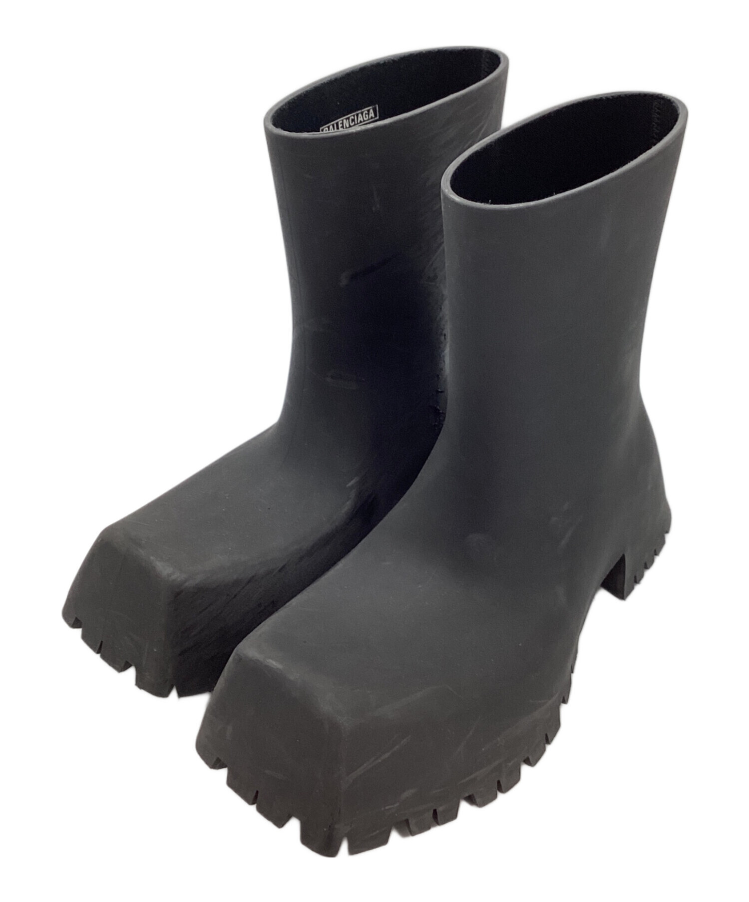 中古・古着通販】BALENCIAGA (バレンシアガ) TROOPER RUBBER BOOT