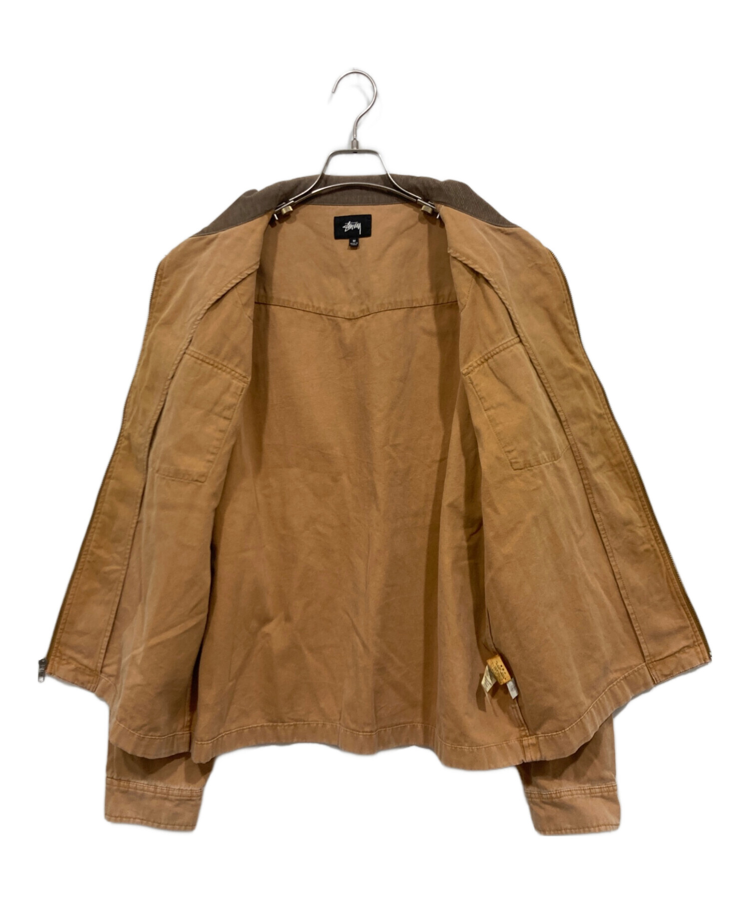 中古・古着通販】stussy (ステューシー) WASHED CANVAS WORK SHIRT 