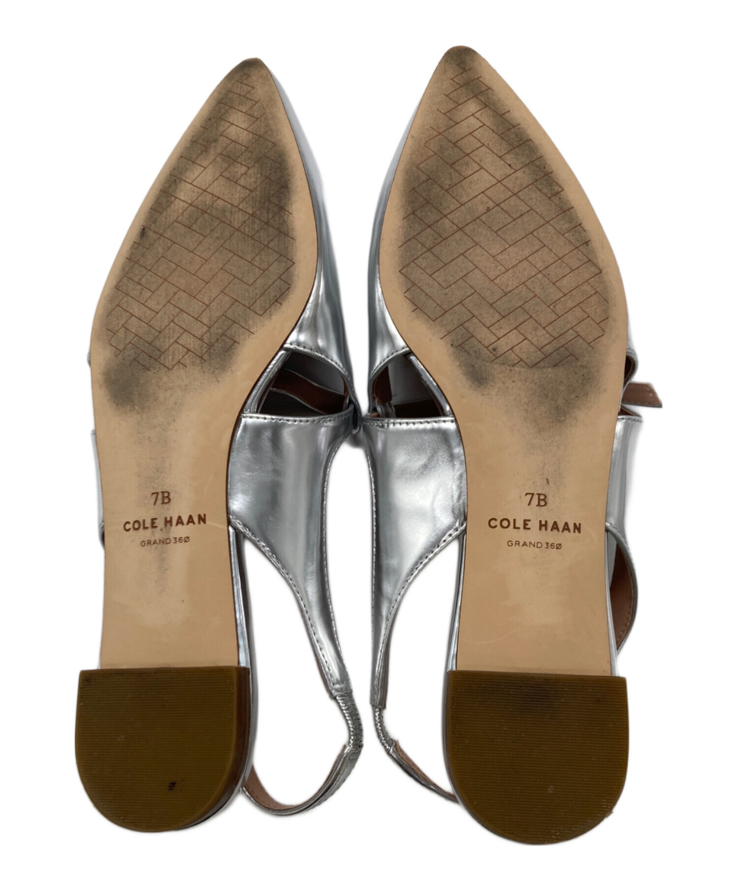 中古・古着通販】COLE HAAN (コールハーン) フラットパンプス シルバー