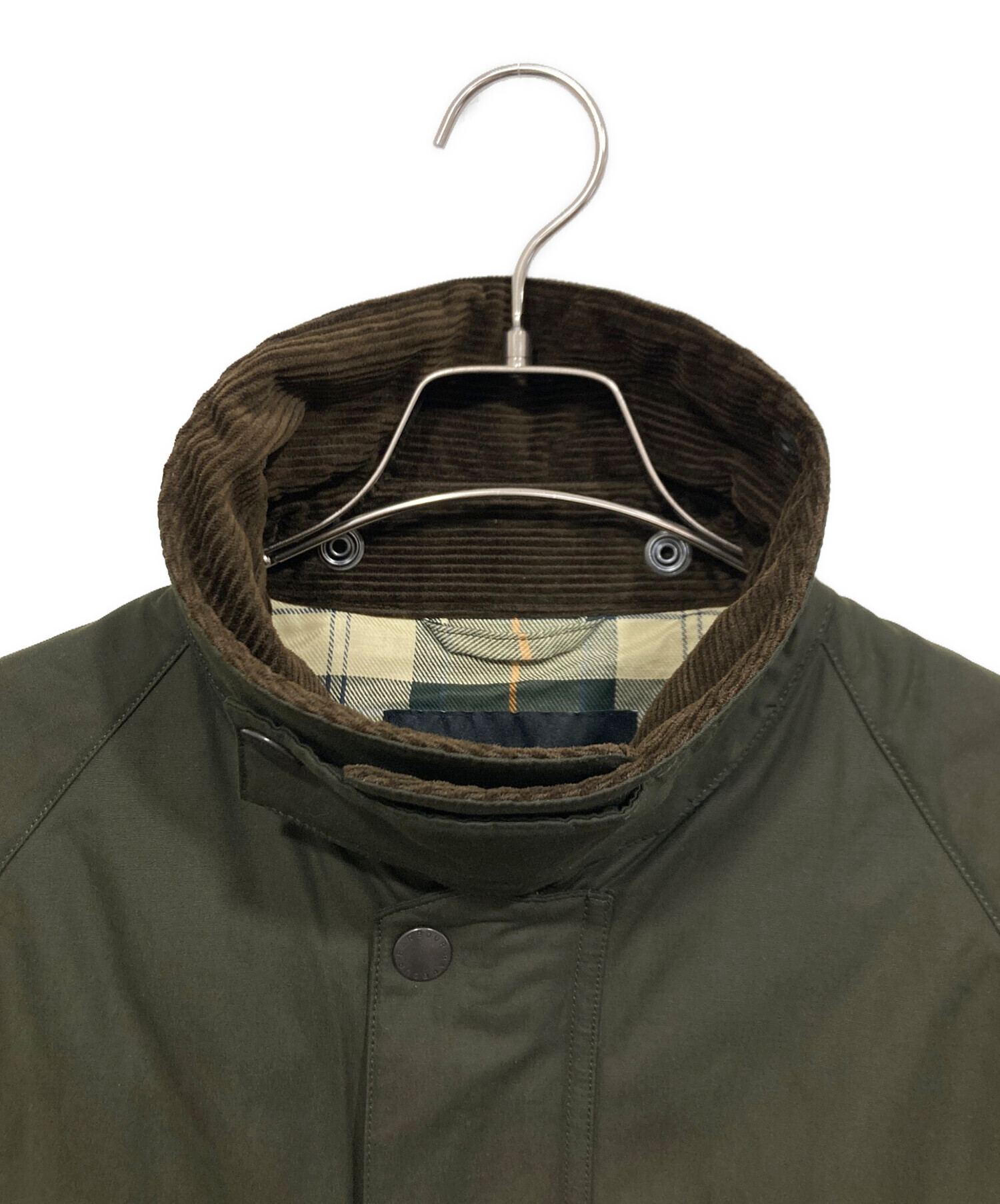 Barbour カバーオール オリーブ 42 中古・古着通販】Barbour (バブアー) オーバーサイズジャケット