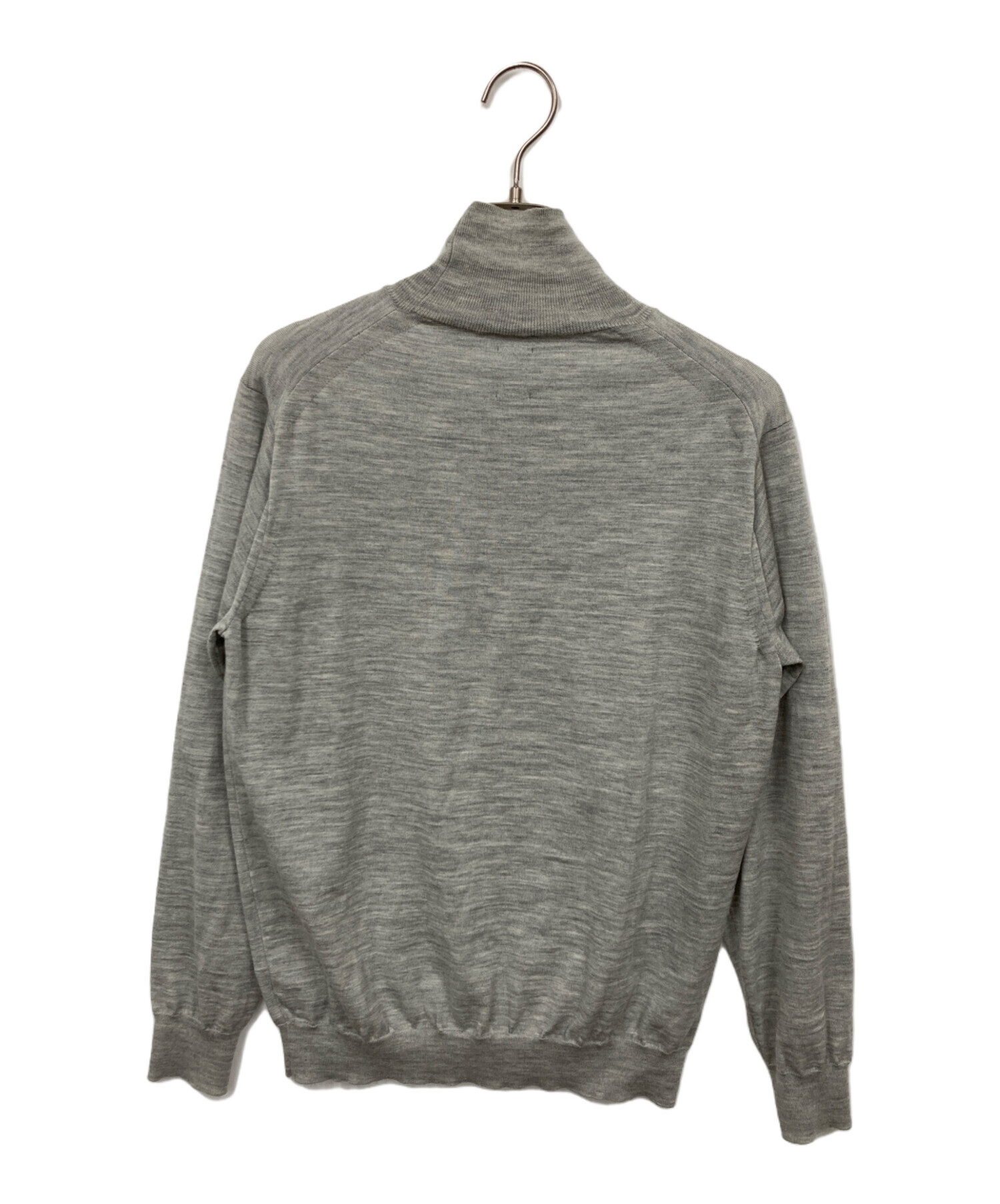 タートルネックニット　チャコールグレー　BATONER サイズ2 中古・古着通販】BATONER (バトナ―) タートルネックニット グレー