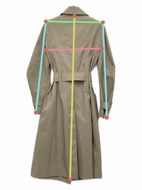 CELINEセリーヌ　カーキ　トレンチコート 4601825E0068_m1_a002.jpg