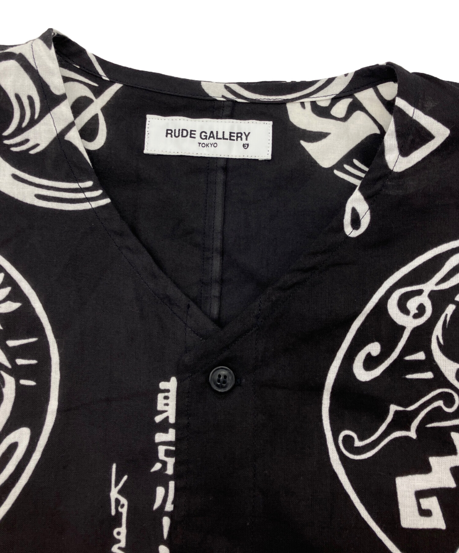 中古・古着通販】RUDE GALLERY (ルードギャラリー) DUB SHIRT ブラック
