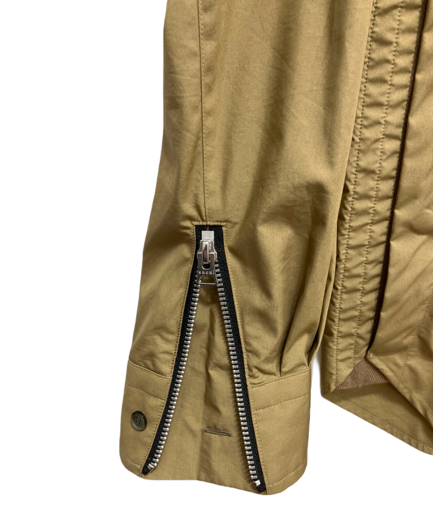 中古・古着通販】sacai (サカイ) Cotton Weather Shirt ベージュ