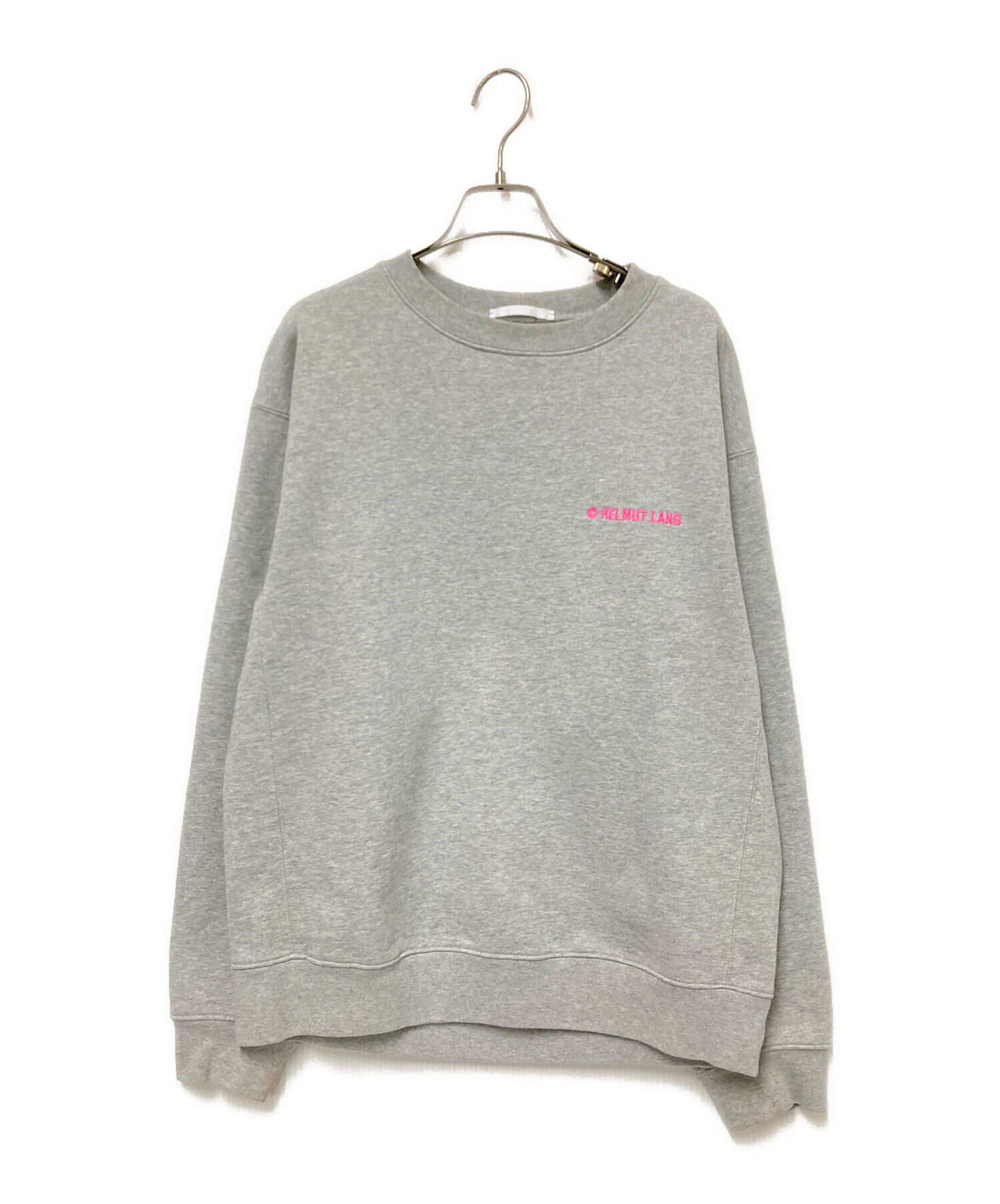 中古・古着通販】HELMUT LANG (ヘルムートラング) ロゴ刺繍クルー