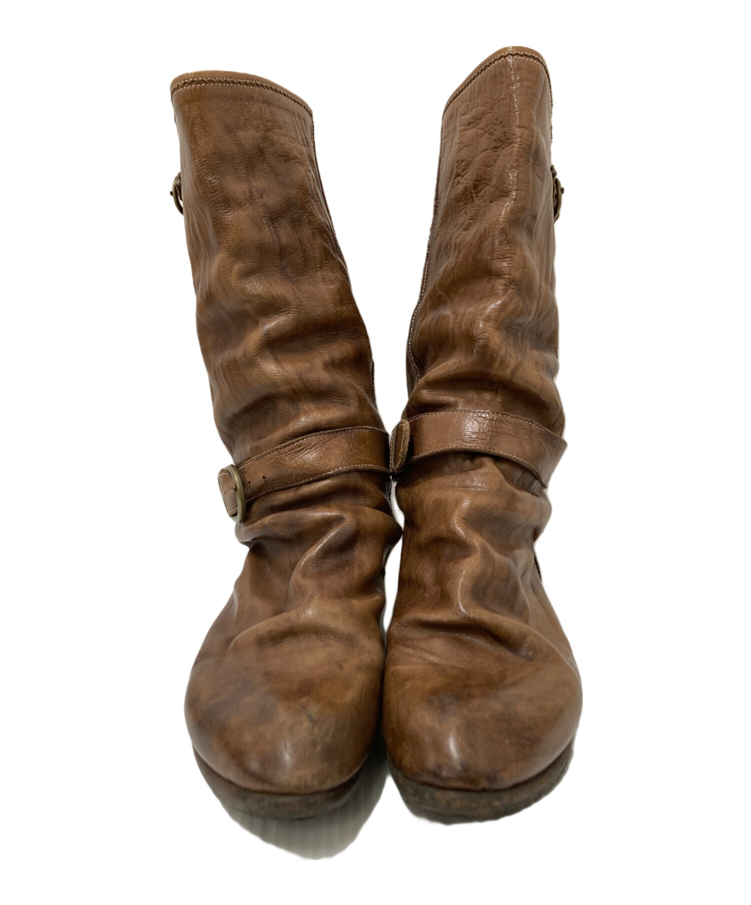 中古・古着通販】MIHARA YASUHIRO (ミハラヤスヒロ) レザーブーツ