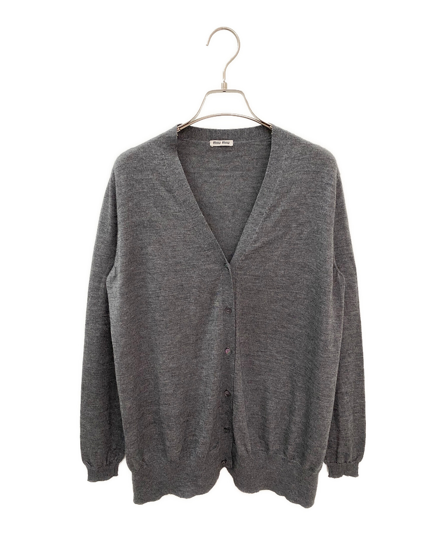 中古・古着通販】MIU MIU (ミュウミュウ) カシミヤシルクバック切替