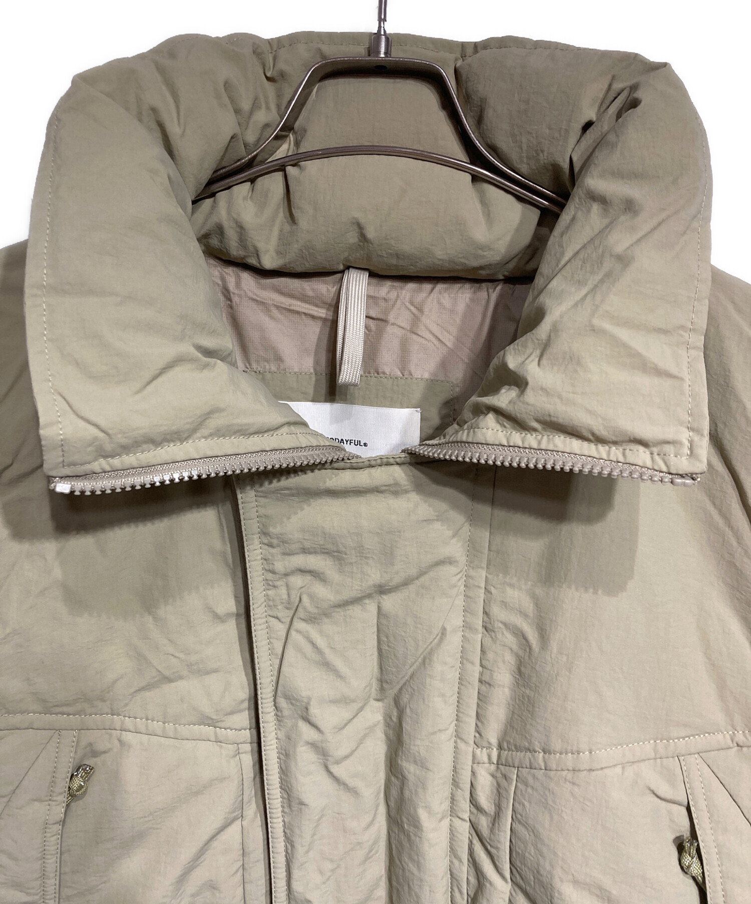 中古・古着通販】TODAYFUL (トゥデイフル) Monster Down Coat ベージュ