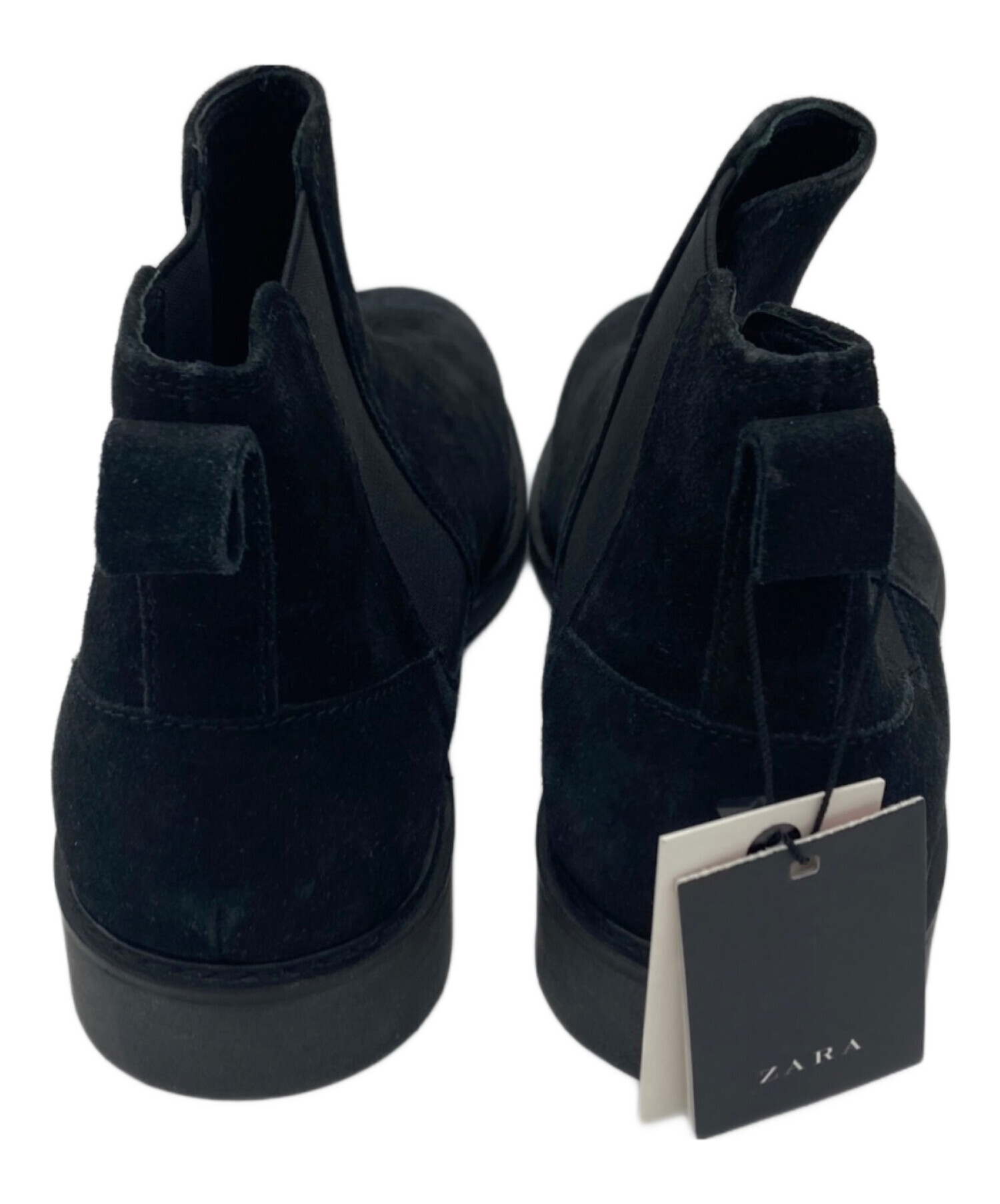中古・古着通販】ZARA (ザラ) サイドゴアブーツ ブラック サイズ:41 未 