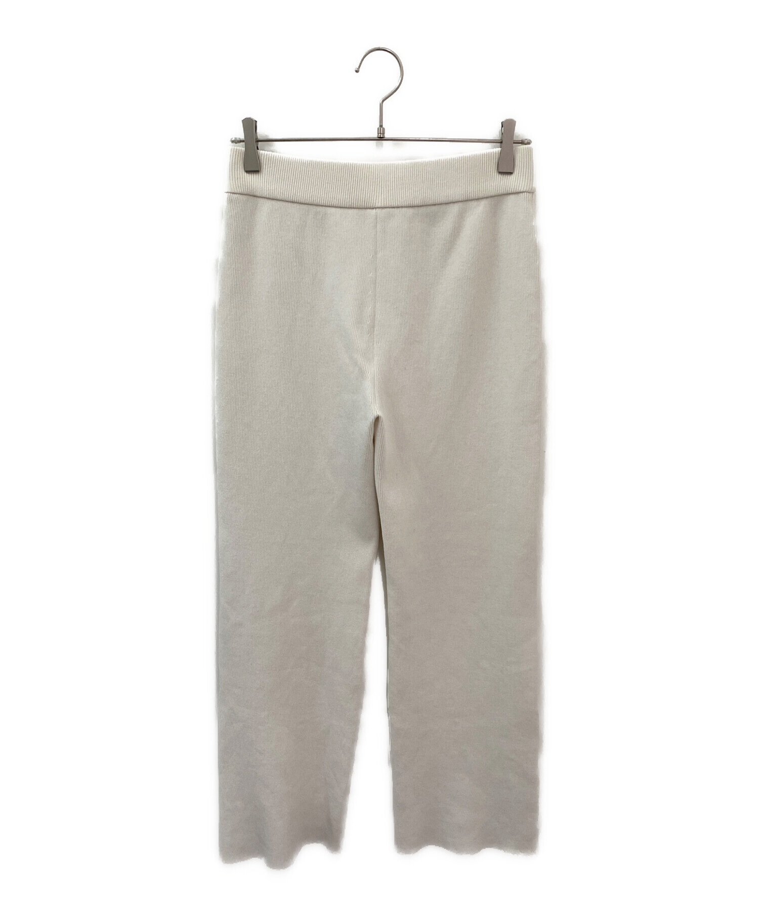 ドゥーズィエムクラスGLASSY RIB パンツ サイズ38 美品 中古・古着通販】DEUXIEME CLASSE (ドゥーズィエム クラス) GLASSY RIB