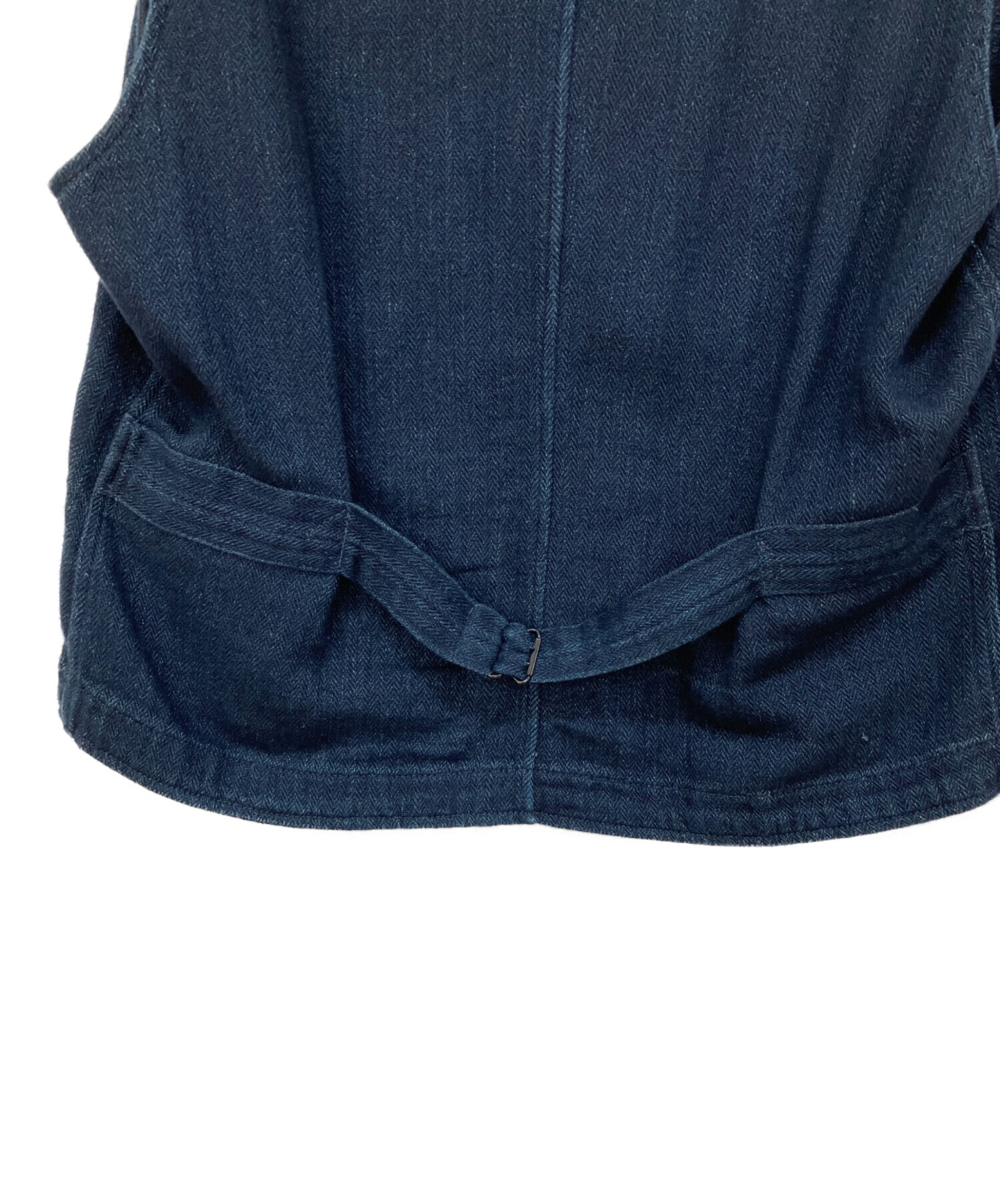 中古・古着通販】RRL (ダブルアールエル) ヘリンボーンジレ インディゴ