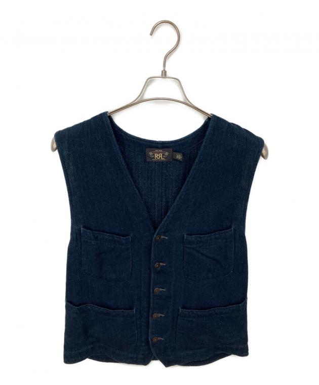 中古・古着通販】RRL (ダブルアールエル) ヘリンボーンジレ インディゴ