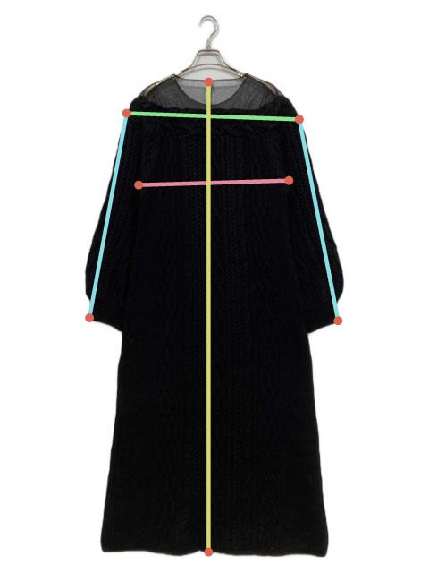 中古・古着通販】Ameri (アメリ) SHEER DOCKING LADY LIKE KNIT DRESS