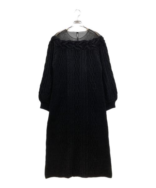中古・古着通販】Ameri (アメリ) SHEER DOCKING LADY LIKE KNIT DRESS