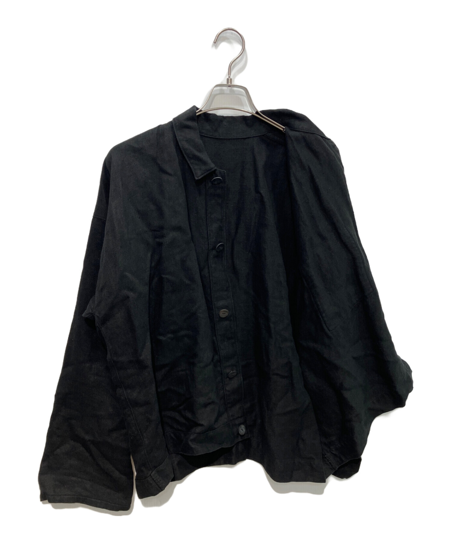 中古・古着通販】MITTAN (ミッタン) 綾織ヘンプ平面ブルゾン JK-42