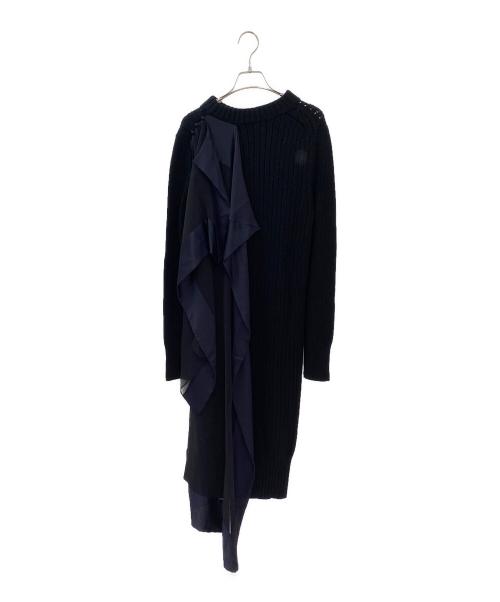 中古・古着通販】sacai (サカイ) シフォンドッキング ニット