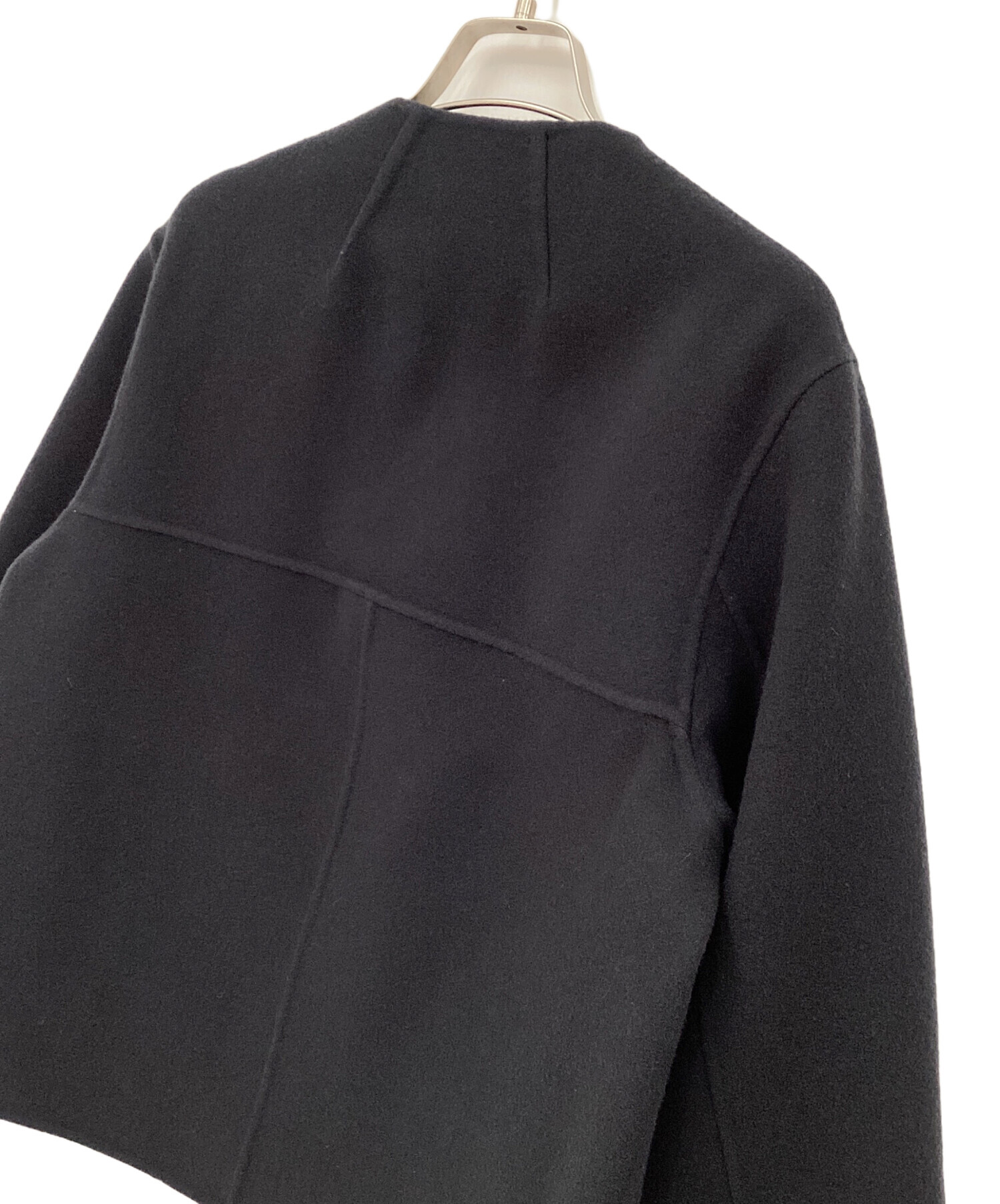 お値下げ⭐︎23区　新品未使用品⭐︎ウールリバー ショート ブルゾン38 注意点あり ニジュウサンク 23区 ウールリバー ショート ブルゾン （ブラック系