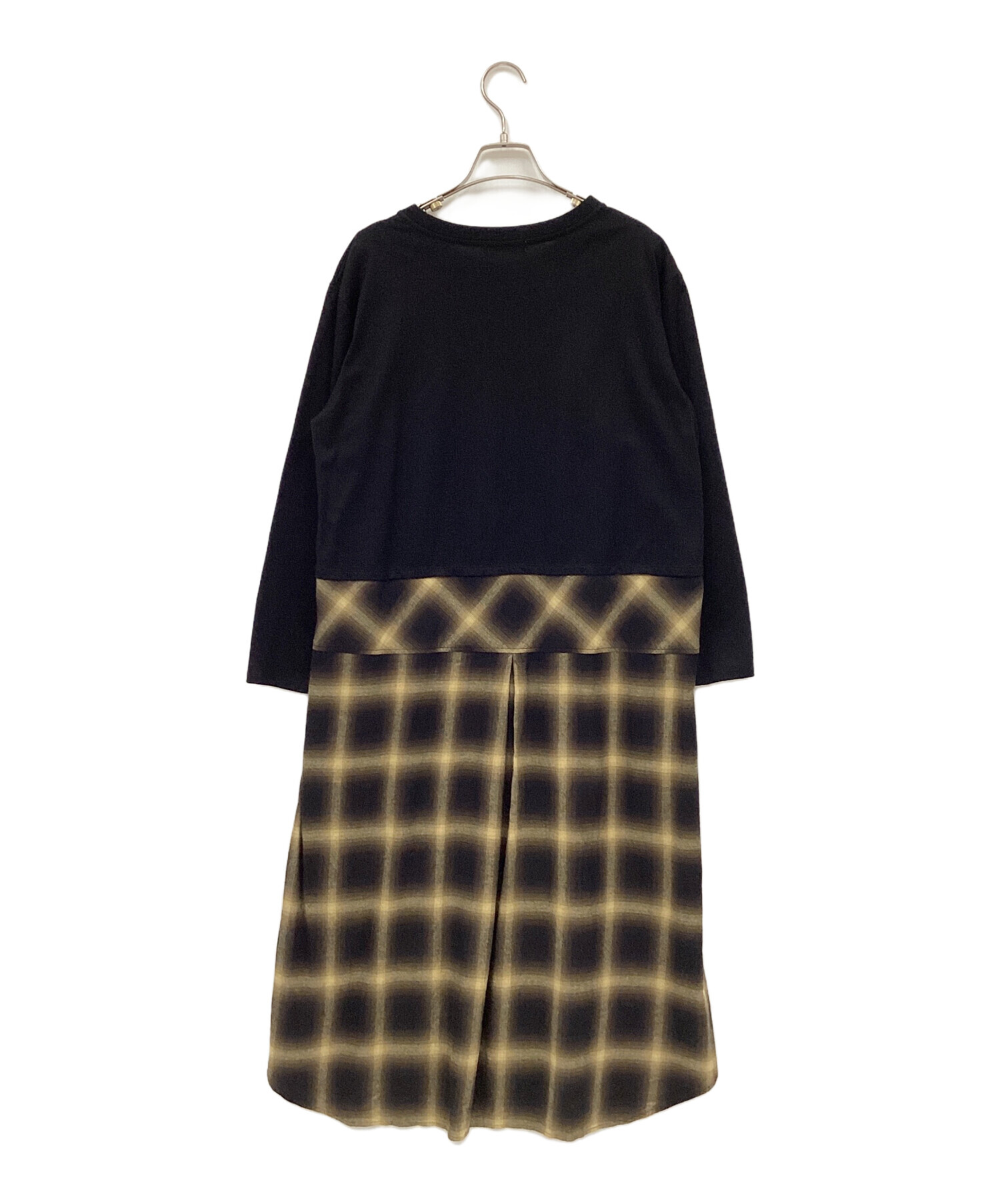 中古・古着通販】ZUCCA (ズッカ) オンブレーチェックドッキング ロング