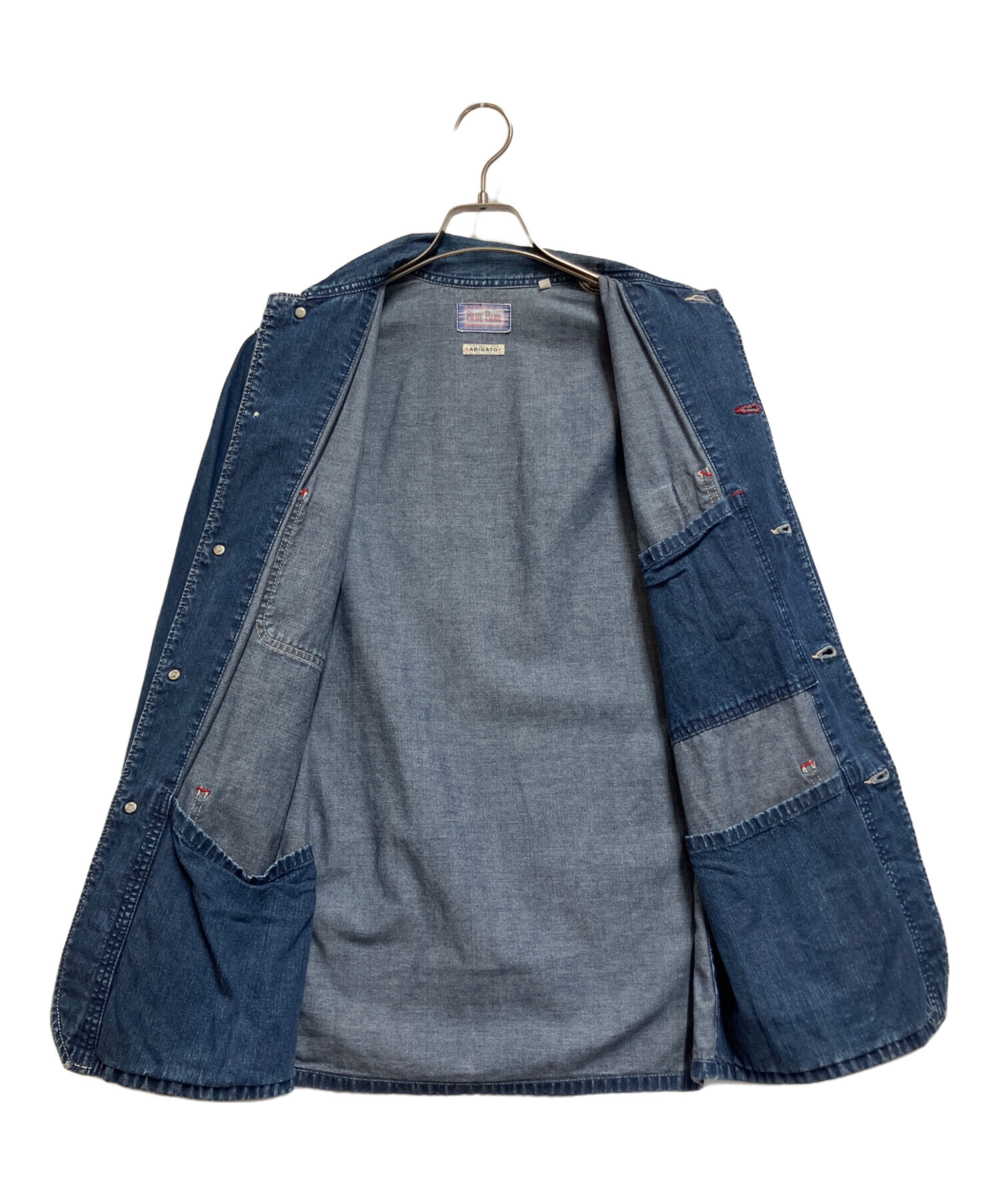 中古・古着通販】BLUE BLUE (ブルーブルー) カバーオール インディゴ