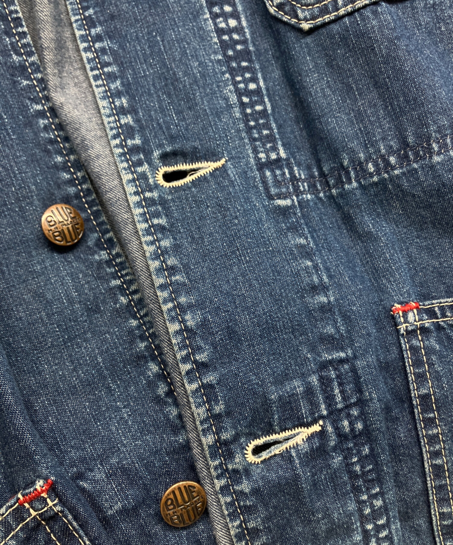 中古・古着通販】BLUE BLUE (ブルーブルー) カバーオール インディゴ