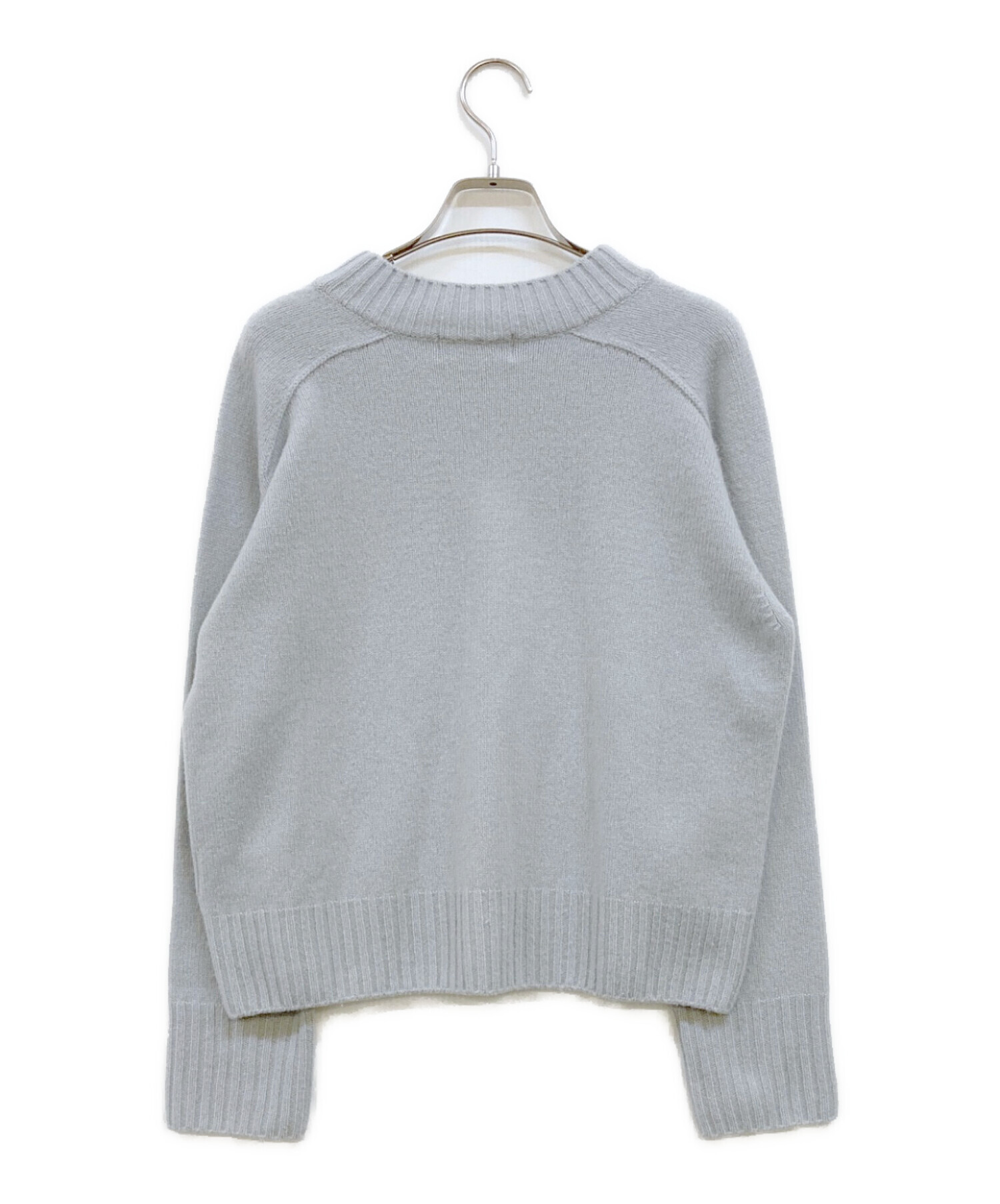 2019美品マーガレットハウエル☆渡辺有子さん着ウールカシミヤ肩ボタンニット2 2023 美品マーガレットハウエル FINE WOOL 肩ボタンニット 2 エンジ