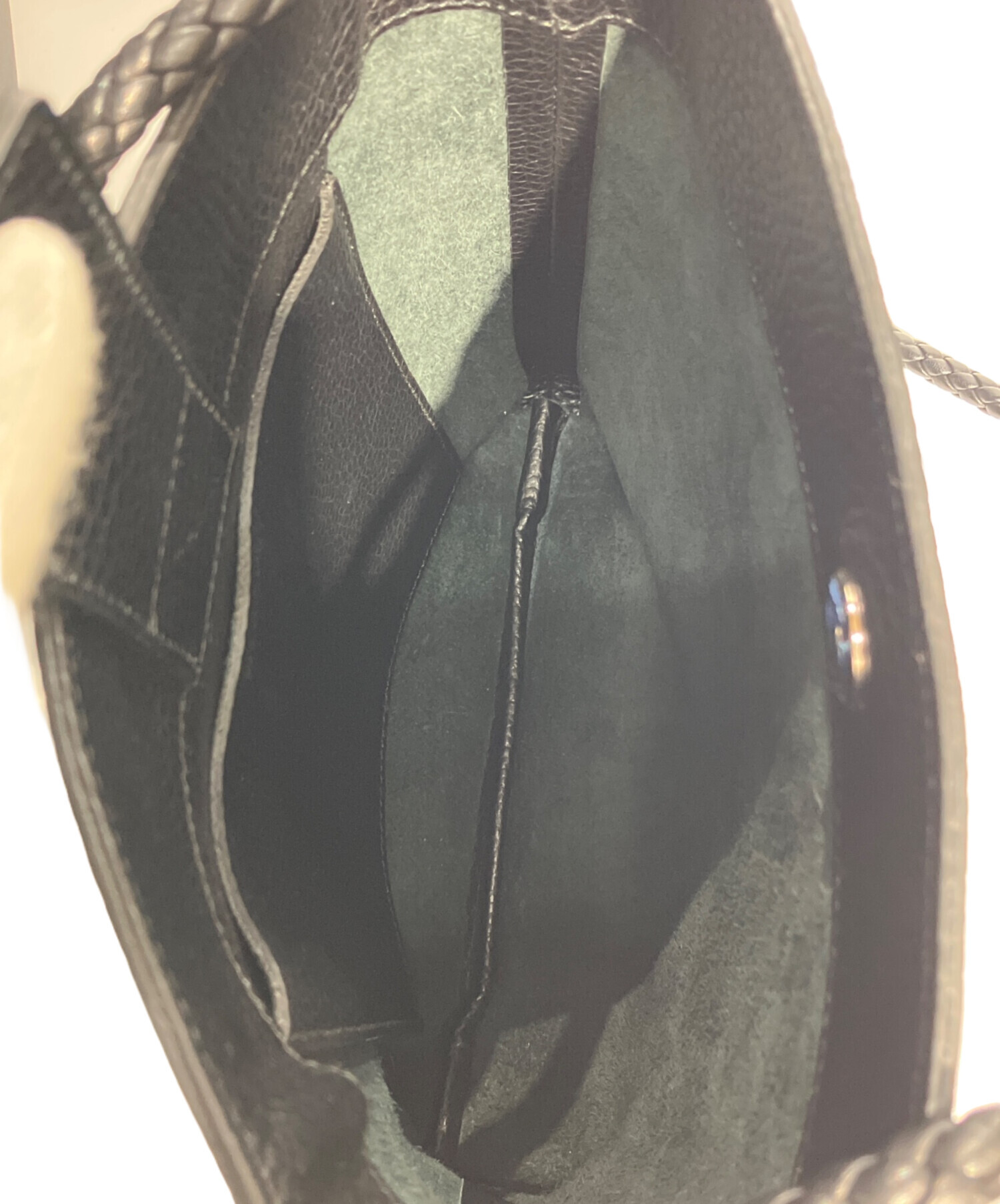 中古・古着通販】HIROFU (ヒロフ) レザーショルダーバッグS ブラック