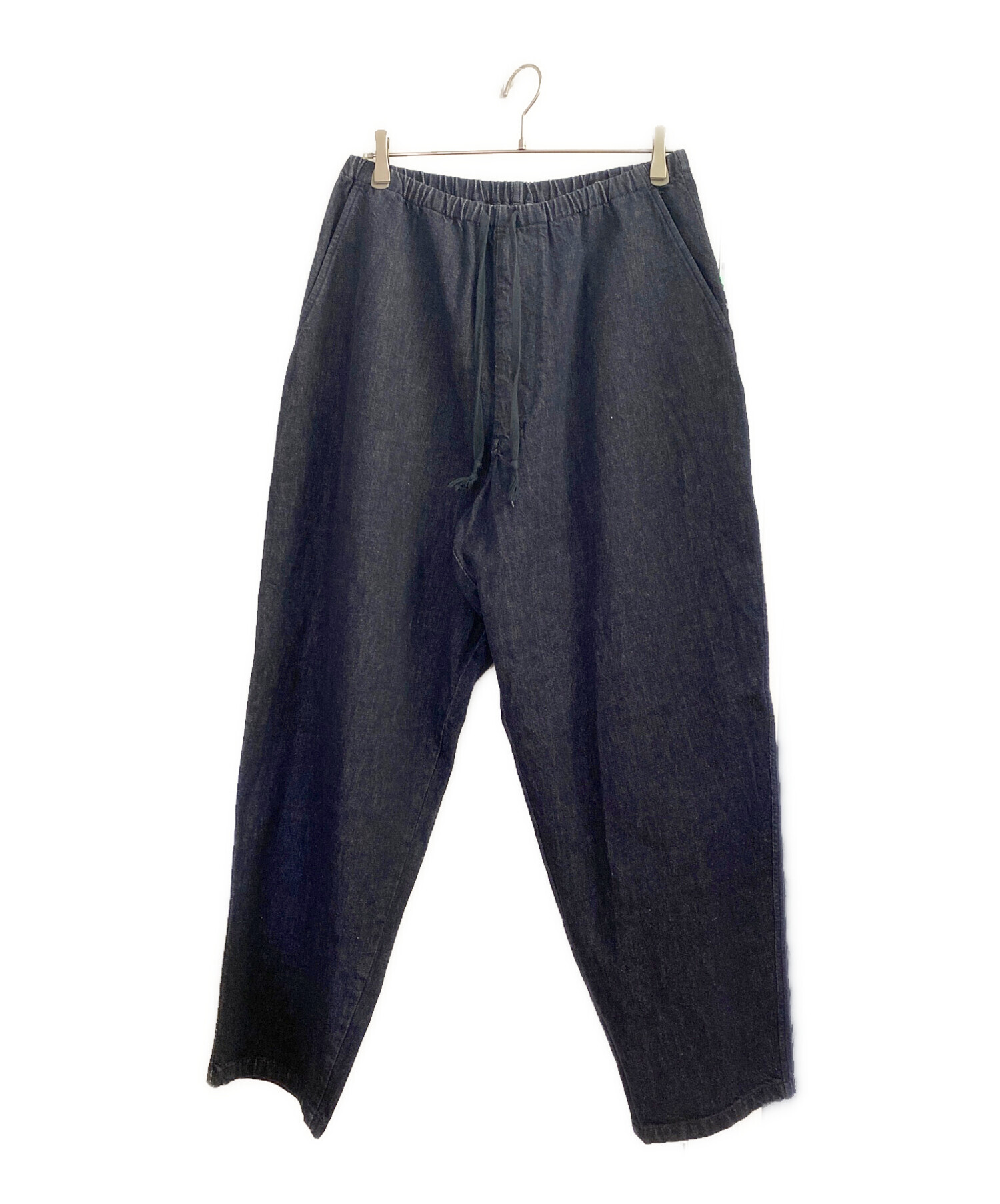 中古・古着通販】COMOLI (コモリ) ネイビーデニム テーパードパンツ 
