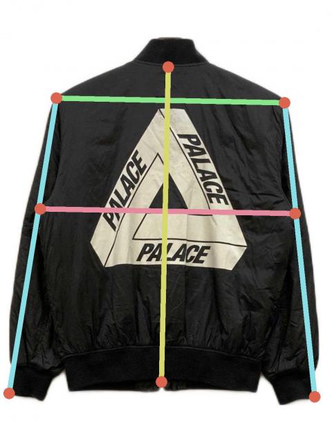 PALACE ma-1 希少なL size 中古・古着通販】PALACE (パレス) MA-1 ボンバージャケット ブラック
