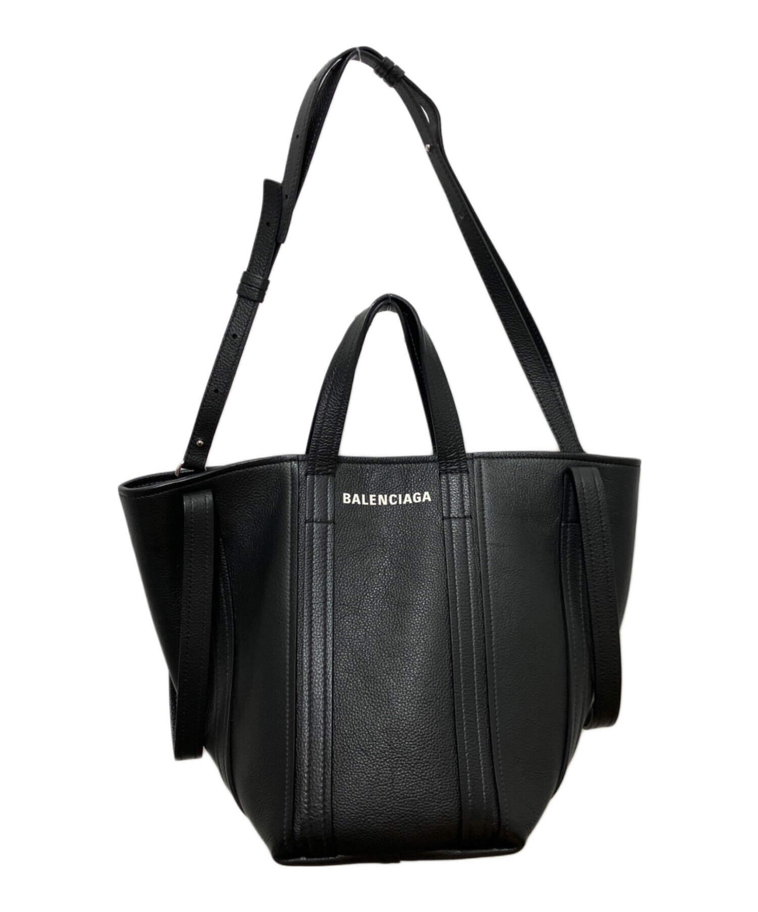BALENCIAGA BBロゴ ハンドバッグ ブラック ☆未使用品☆ バレンシアガ ハンドバッグ BALENCIAGA バッグ