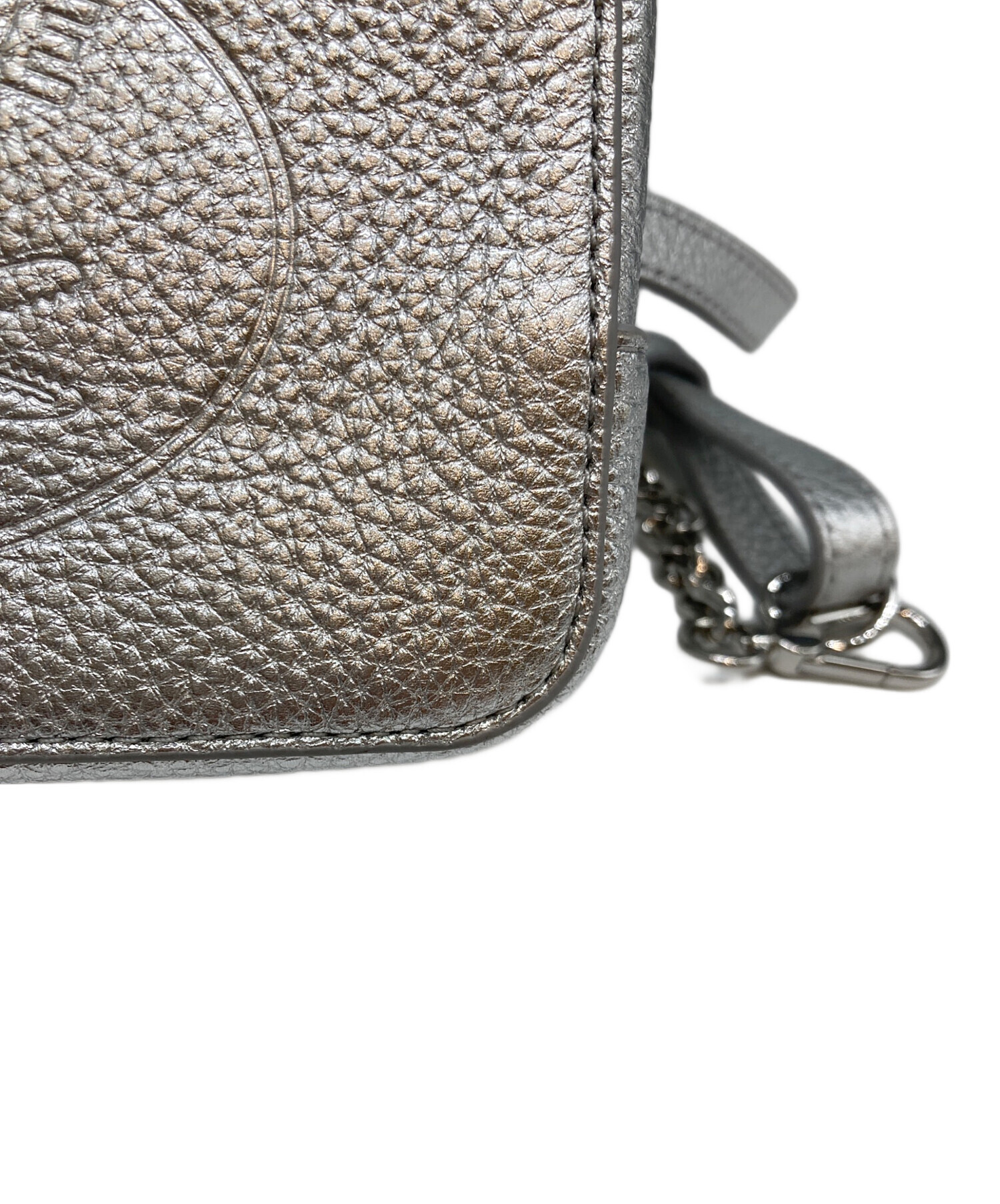 中古・古着通販】LACOSTE (ラコステ) フルグレインシルバーレザー