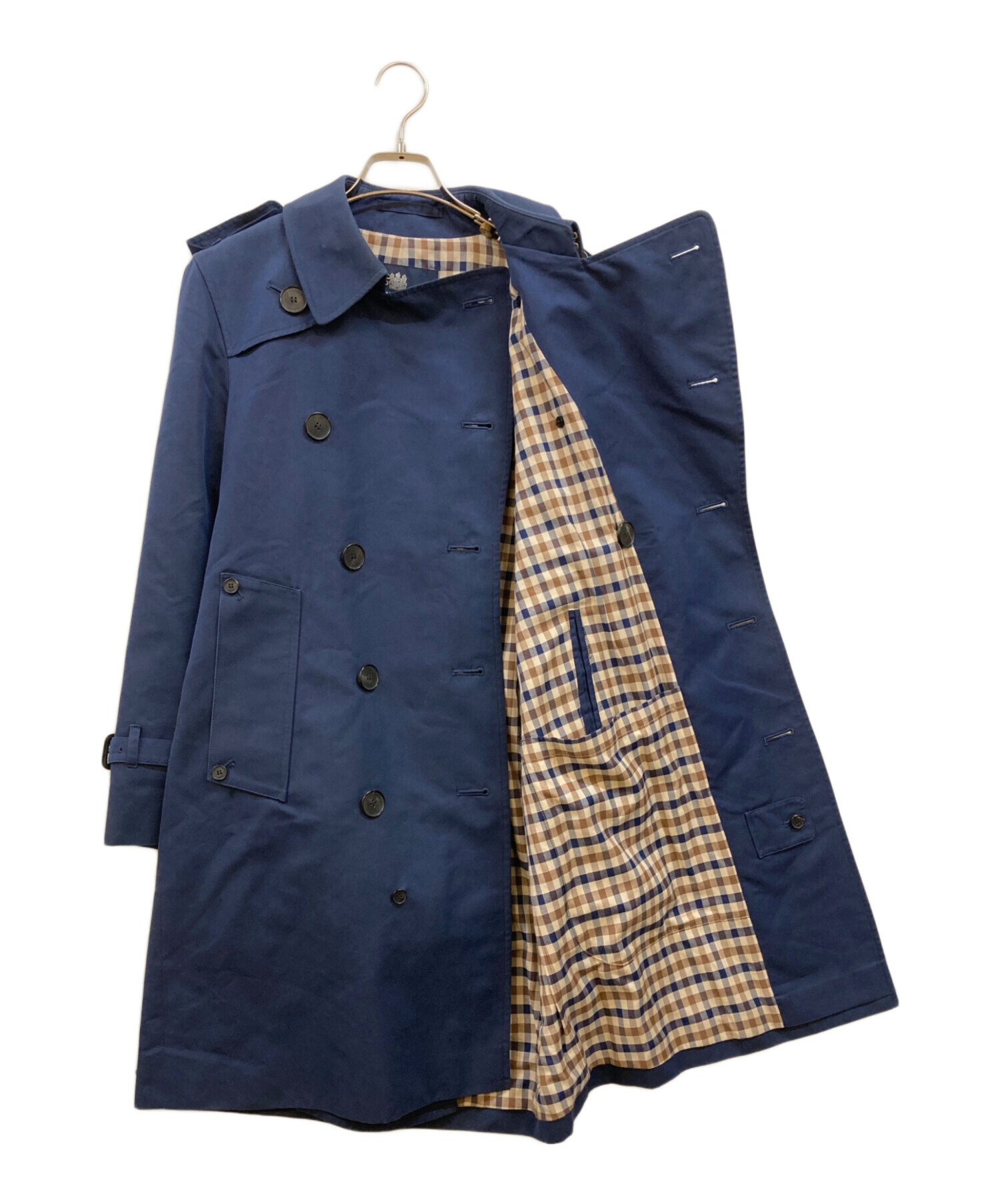 中古・古着通販】Aquascutum (アクアスキュータム) トレンチコート