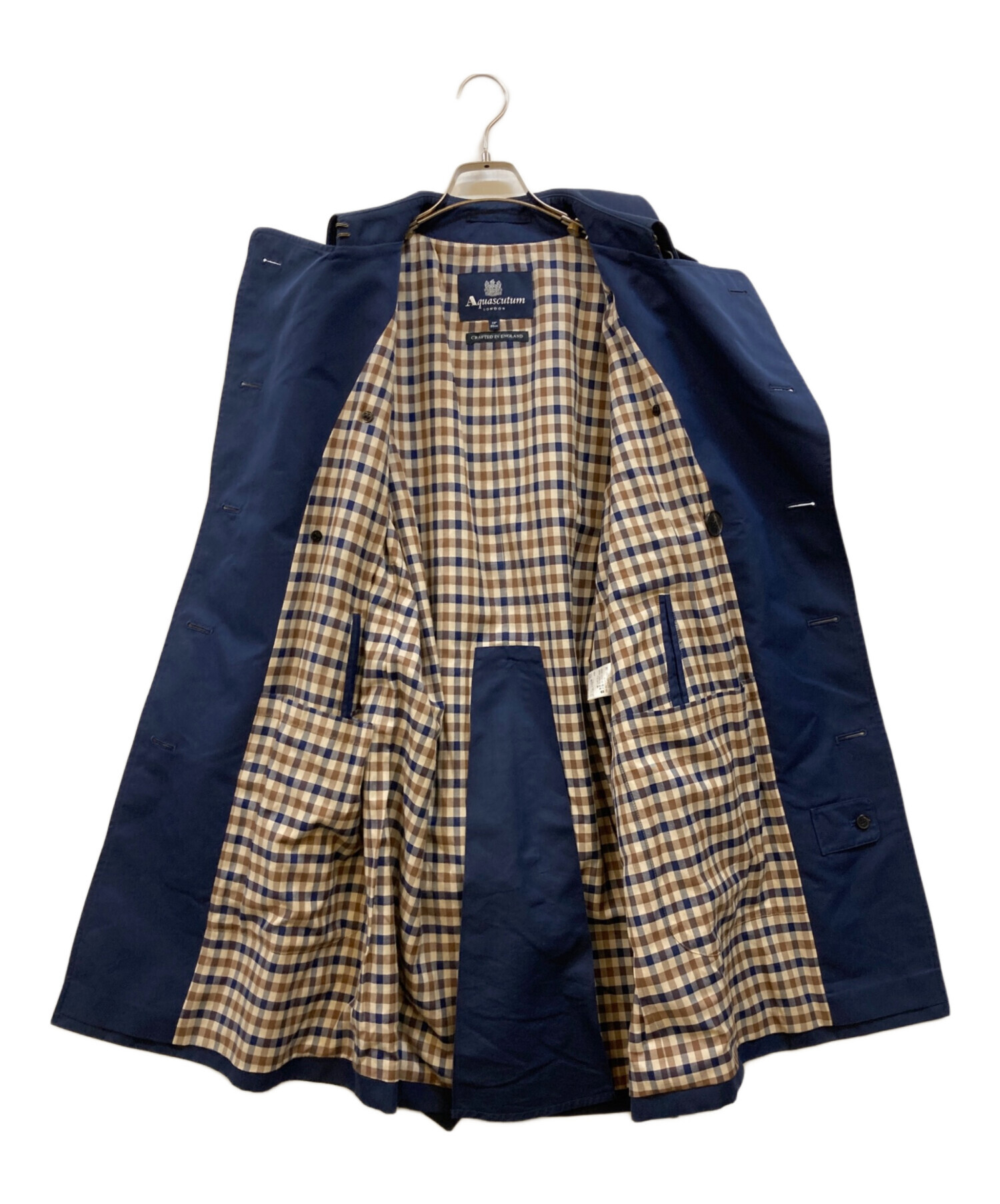 中古・古着通販】Aquascutum (アクアスキュータム) トレンチコート