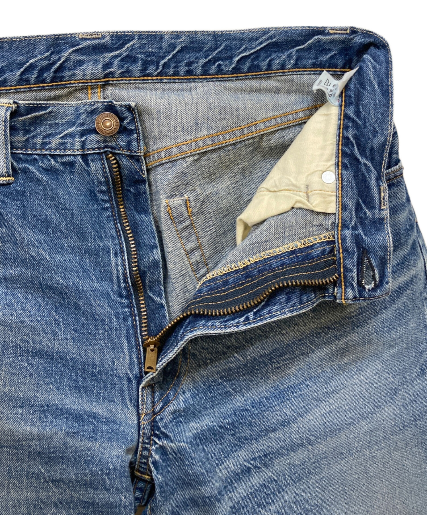 中古・古着通販】WAREHOUSE (ウエアハウス) 1105 デニムパンツ ブルー