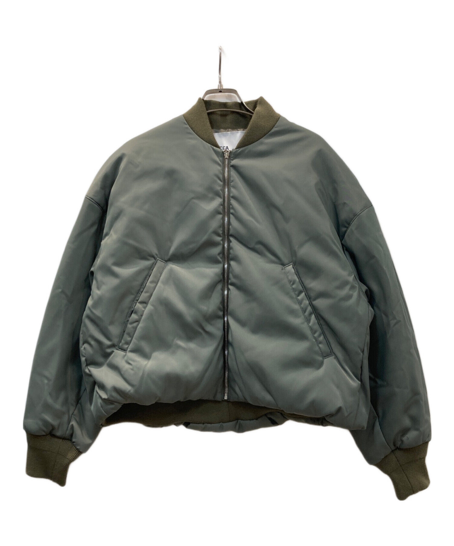 中古・古着通販】ticca (ティッカ) ショートMA-1ジャケット グリーン