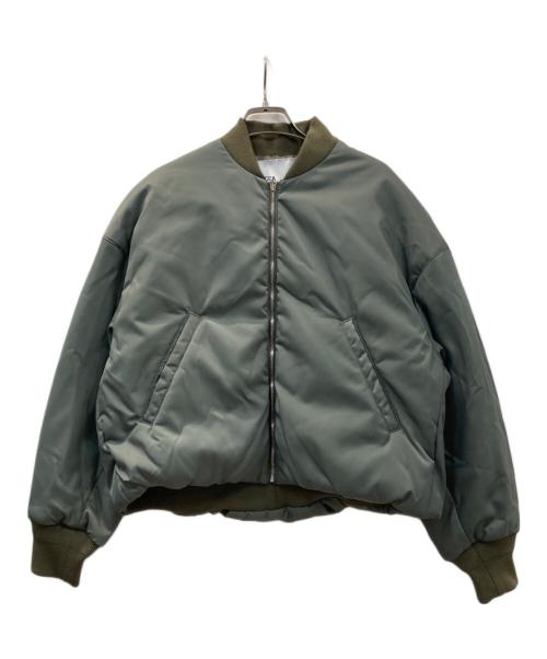 中古・古着通販】ticca (ティッカ) ショートMA-1ジャケット グリーン