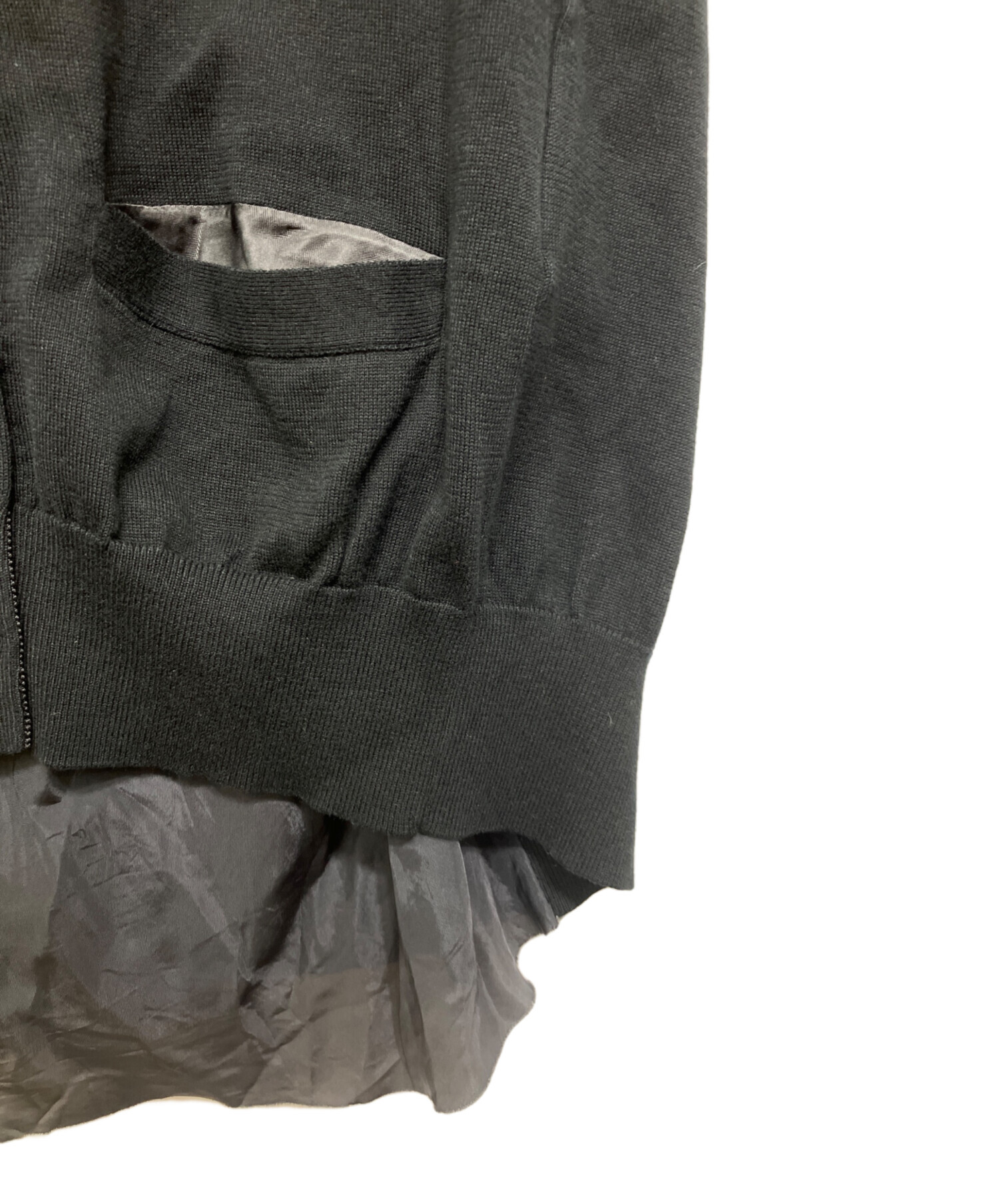 中古・古着通販】sacai luck (サカイラック) バックサテン切替
