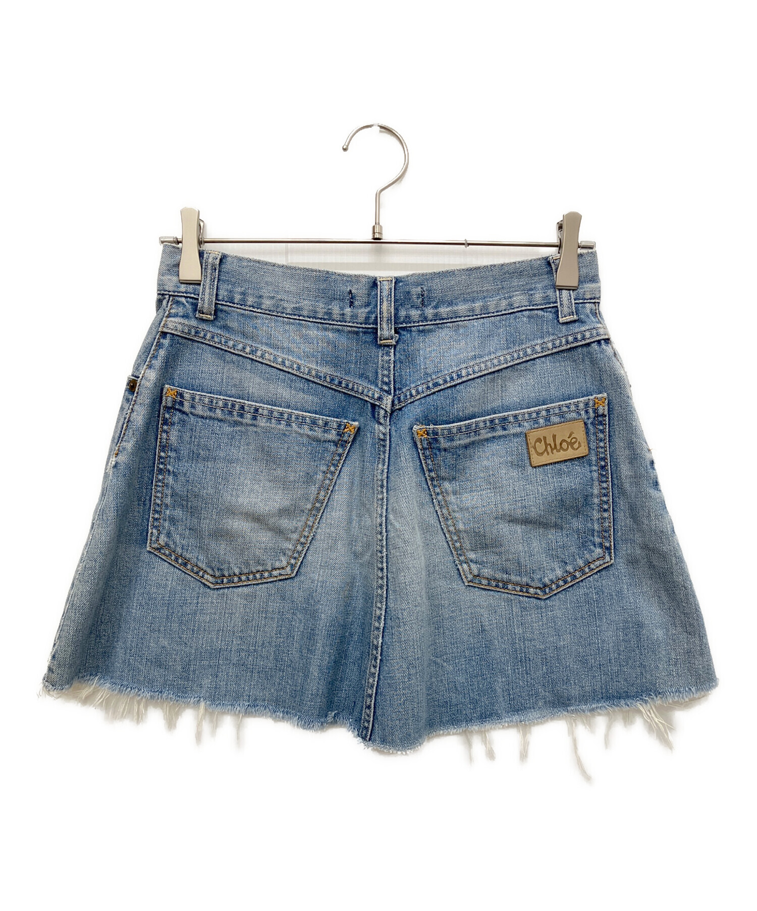 中古・古着通販】Chloe (クロエ) 00s白タグデニムスカート インディゴ