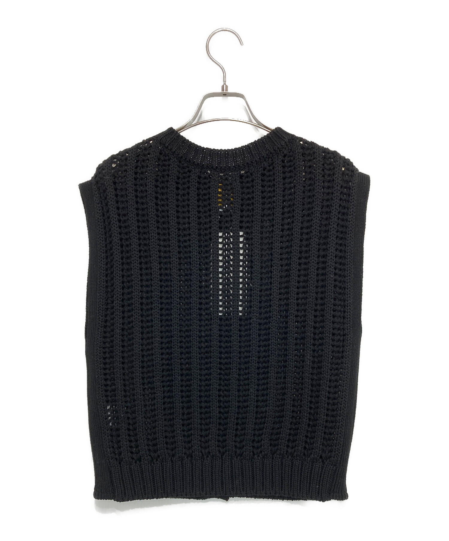 UNITED ARROWS ブラックニットベスト 中古・古着通販】BATONER (バトナ―) UNITED ARROWS (ユナイテッド