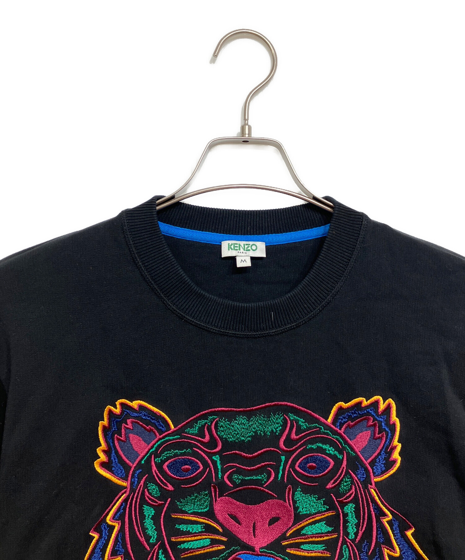 中古・古着通販】KENZO (ケンゾー) タイガー刺繍スウェット ブラック