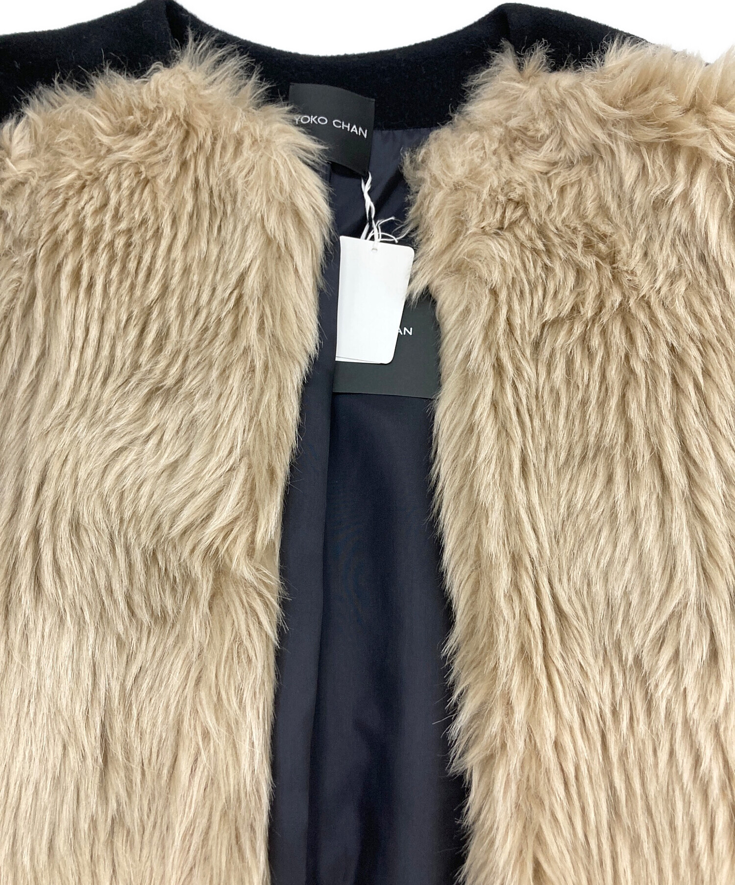 極美品　ヨーコチャン　YOKO CHAN ファーコート　ダウンコート　40 極美品 ヨーコチャン YOKO CHAN ファーコート ダウンコート 40