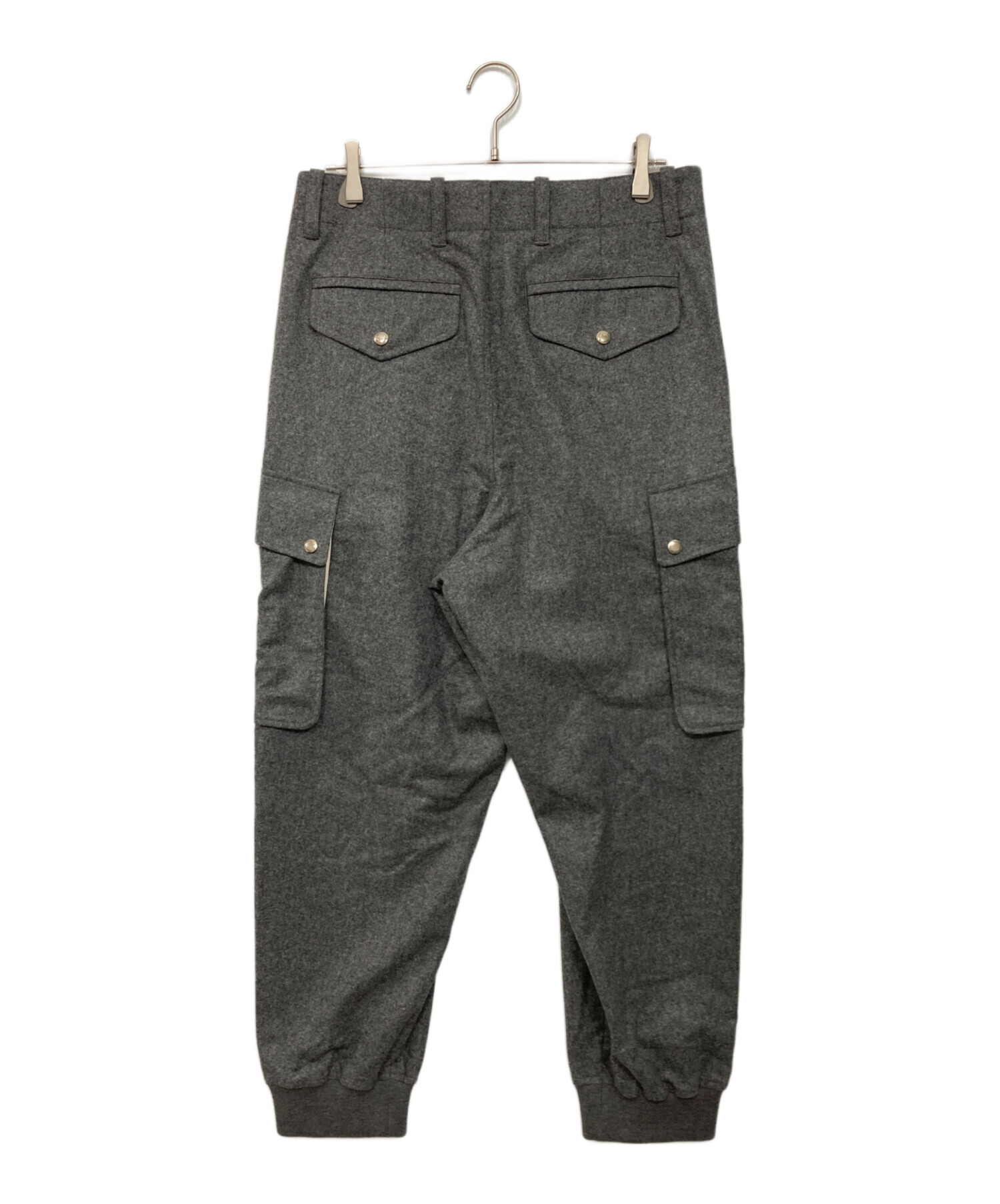 中古・古着通販】GIVENCHY (ジバンシィ) ウールカーゴパンツ グレー