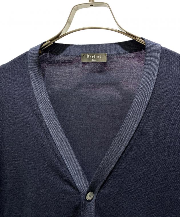 中古・古着通販】Berluti (ベルルッティ) Vネックウールカーディガン 