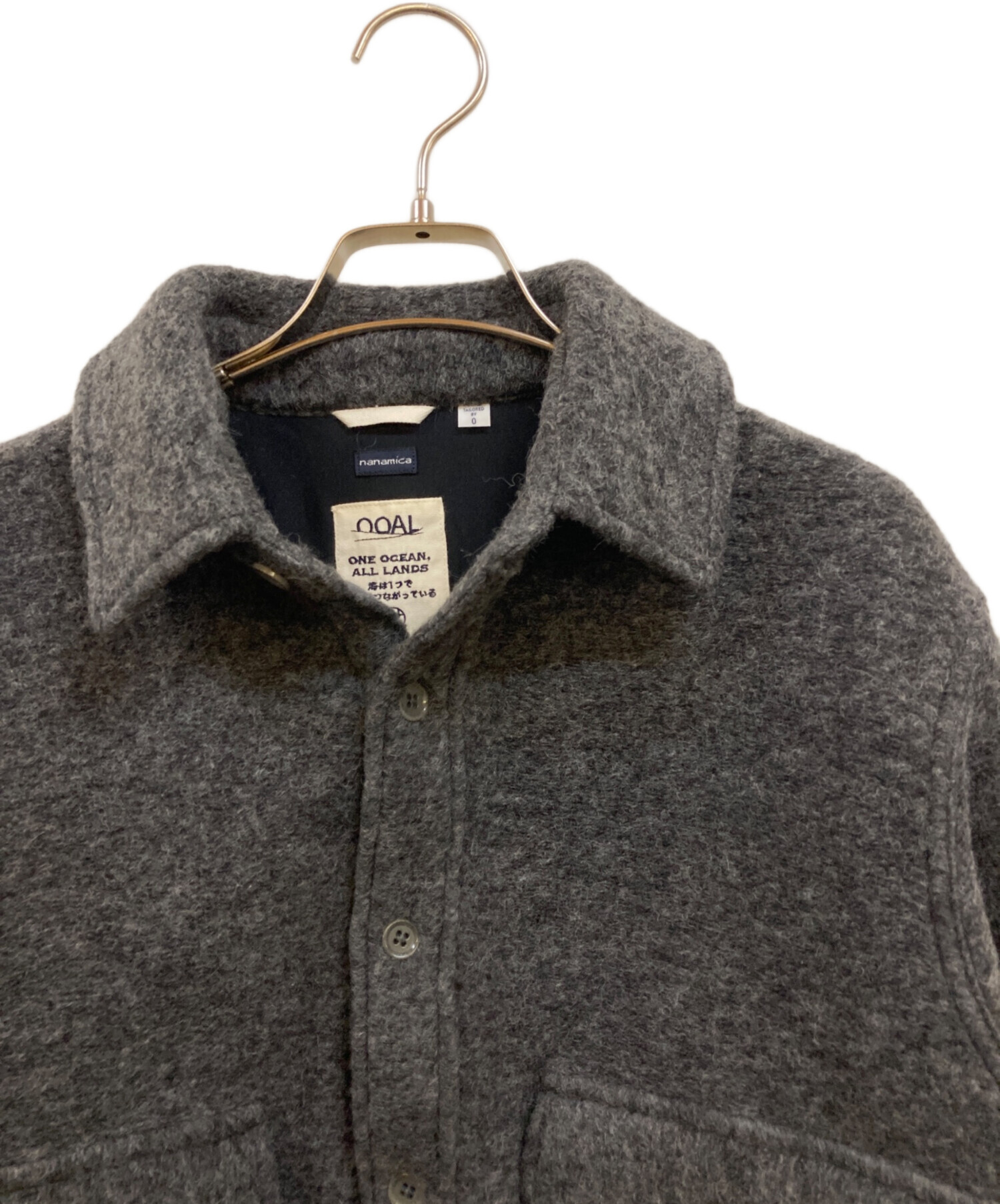 中古・古着通販】nanamica (ナナミカ) WINDSTOPPER Sliver Knit Jacket