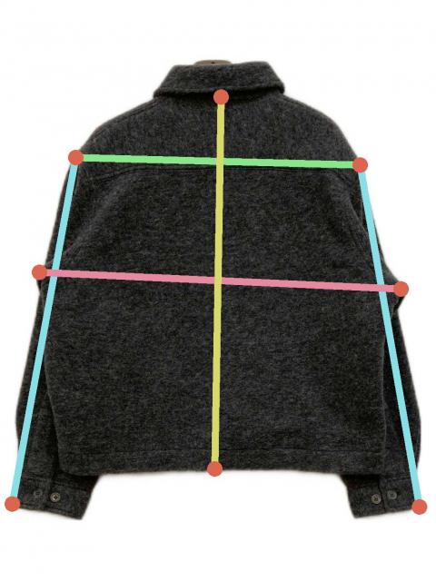 中古・古着通販】nanamica (ナナミカ) WINDSTOPPER Sliver Knit Jacket