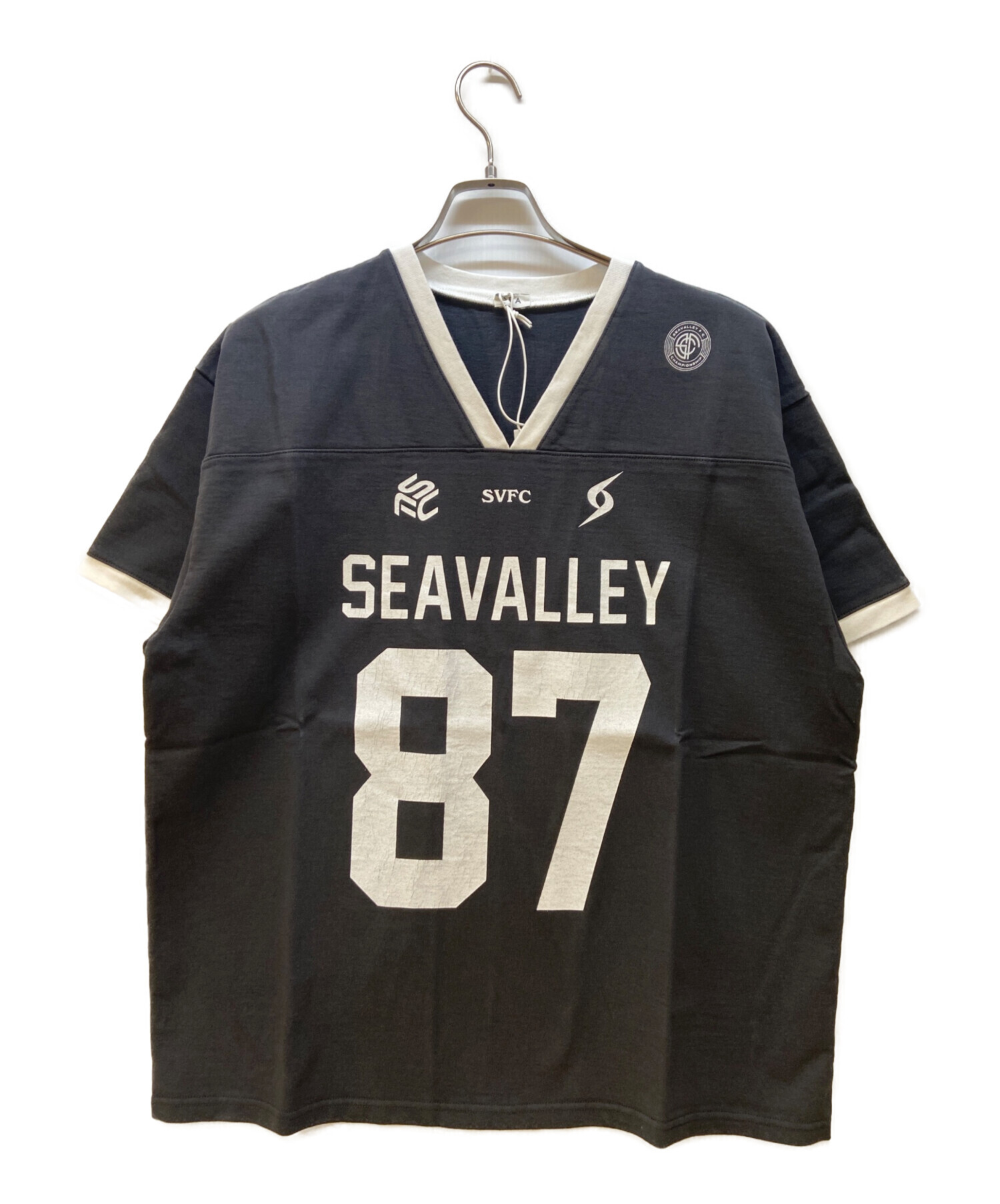 中古・古着通販】SEA (シー) SEAVALLEY ユニフォーム TEE ブラック